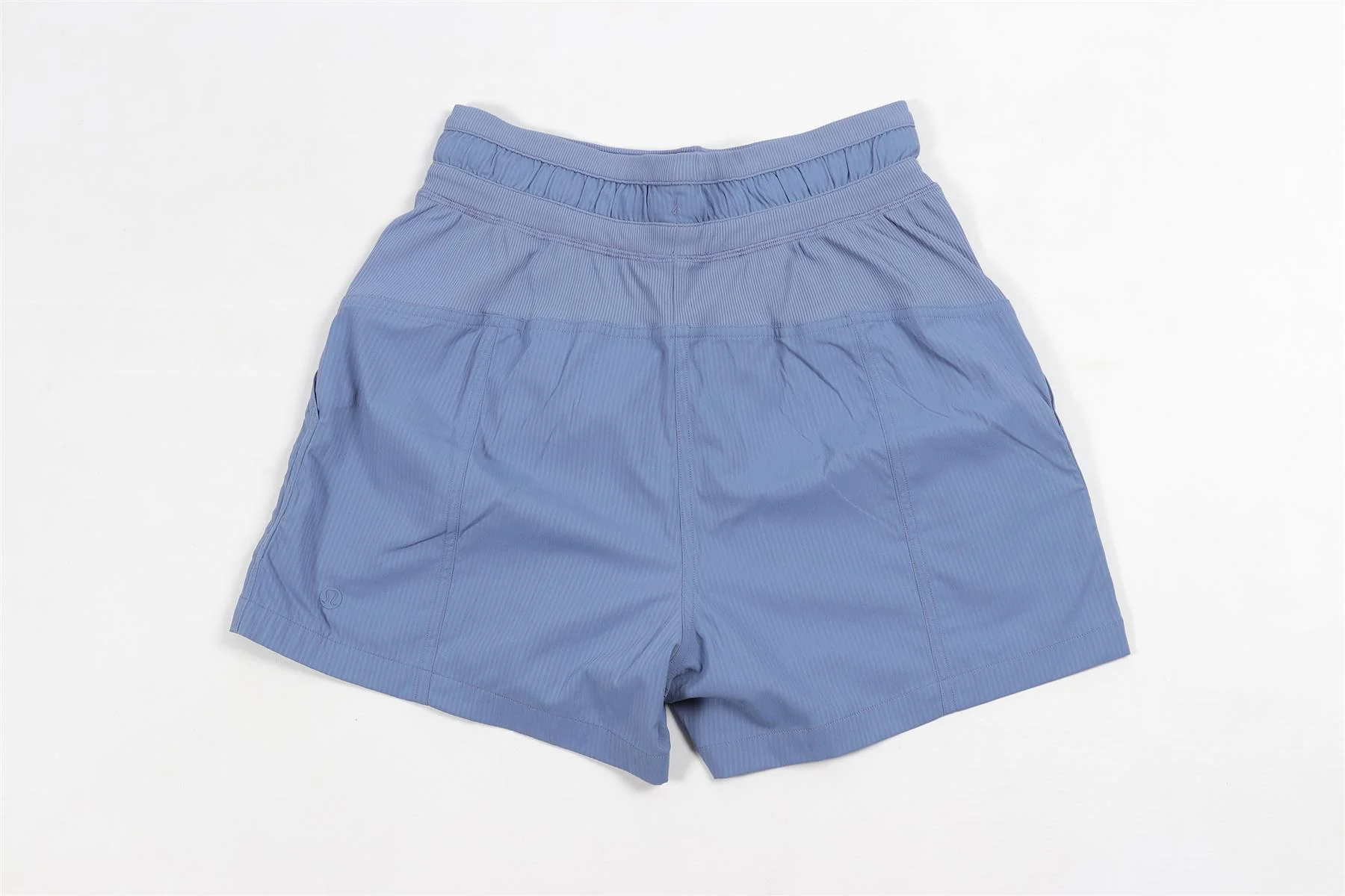 LULULEMON BLUE JERSEY SHORTS US 2 UK 6 - Image 4