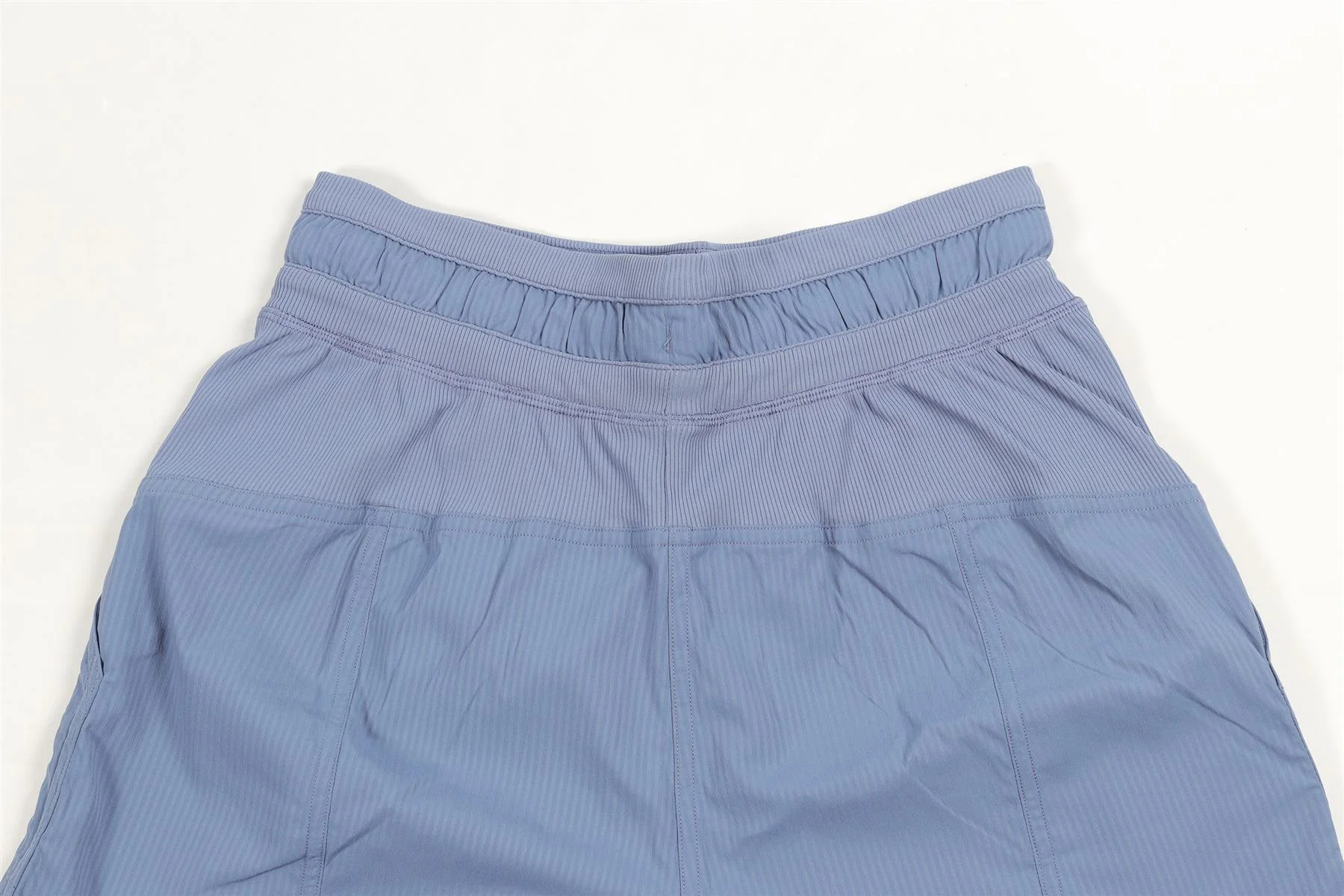 LULULEMON BLUE JERSEY SHORTS US 2 UK 6 - Image 5