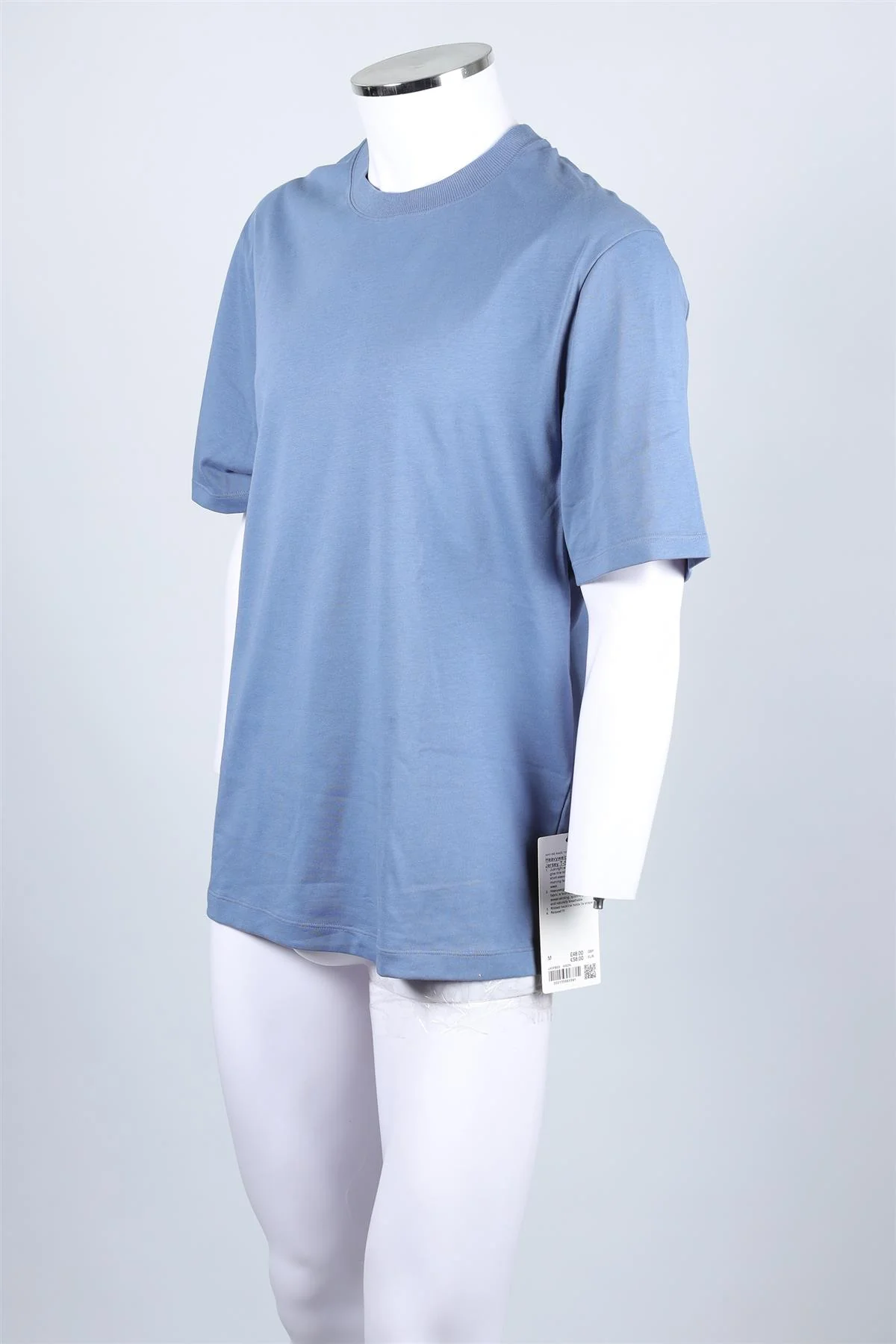 LULULEMON BLUE MEN'S COTTON T-SHIRT MEDIUM - Image 3