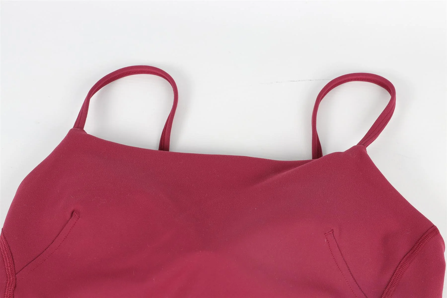 LULULEMON BURGUNDY SPORTS BRA US 4 UK 8 - Image 3