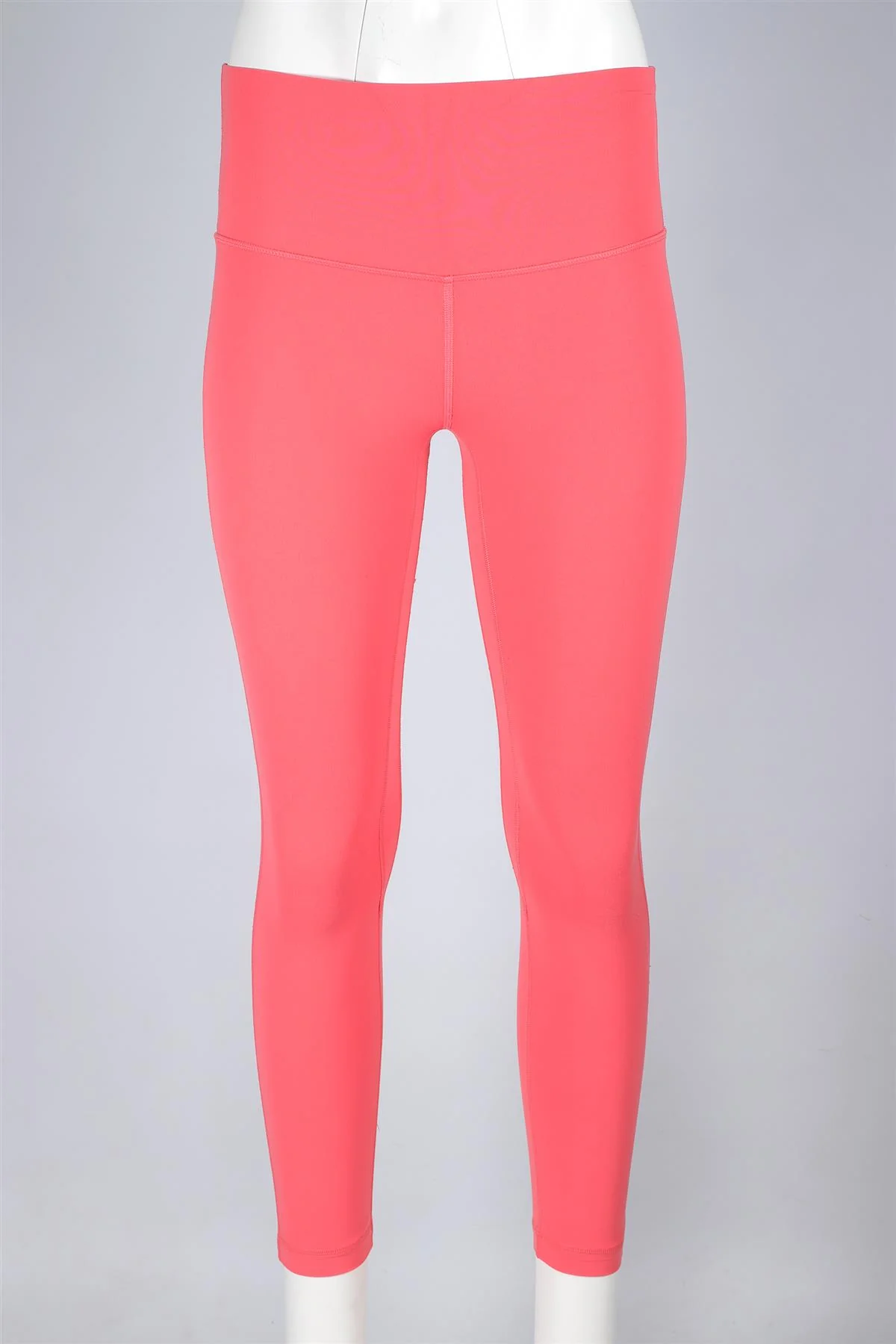 LULULEMON DESERT RED JERSEY LEGGINGS UK 4 - Image 2
