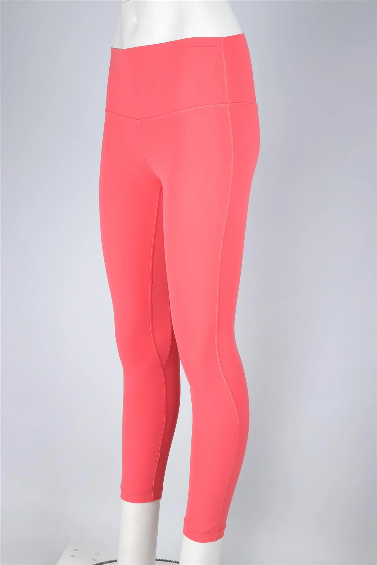 LULULEMON DESERT RED JERSEY LEGGINGS UK 6 - Image 3