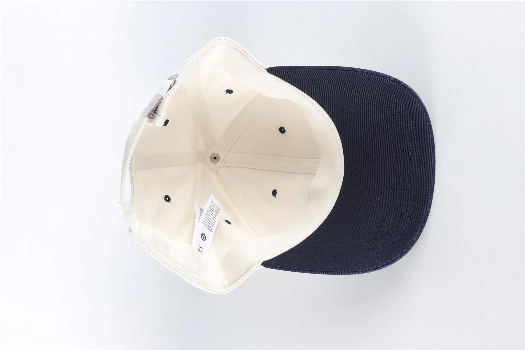 LULULEMON ECRU COTTON BASBEBALL CAP SMALL/MEDIUM - Image 5