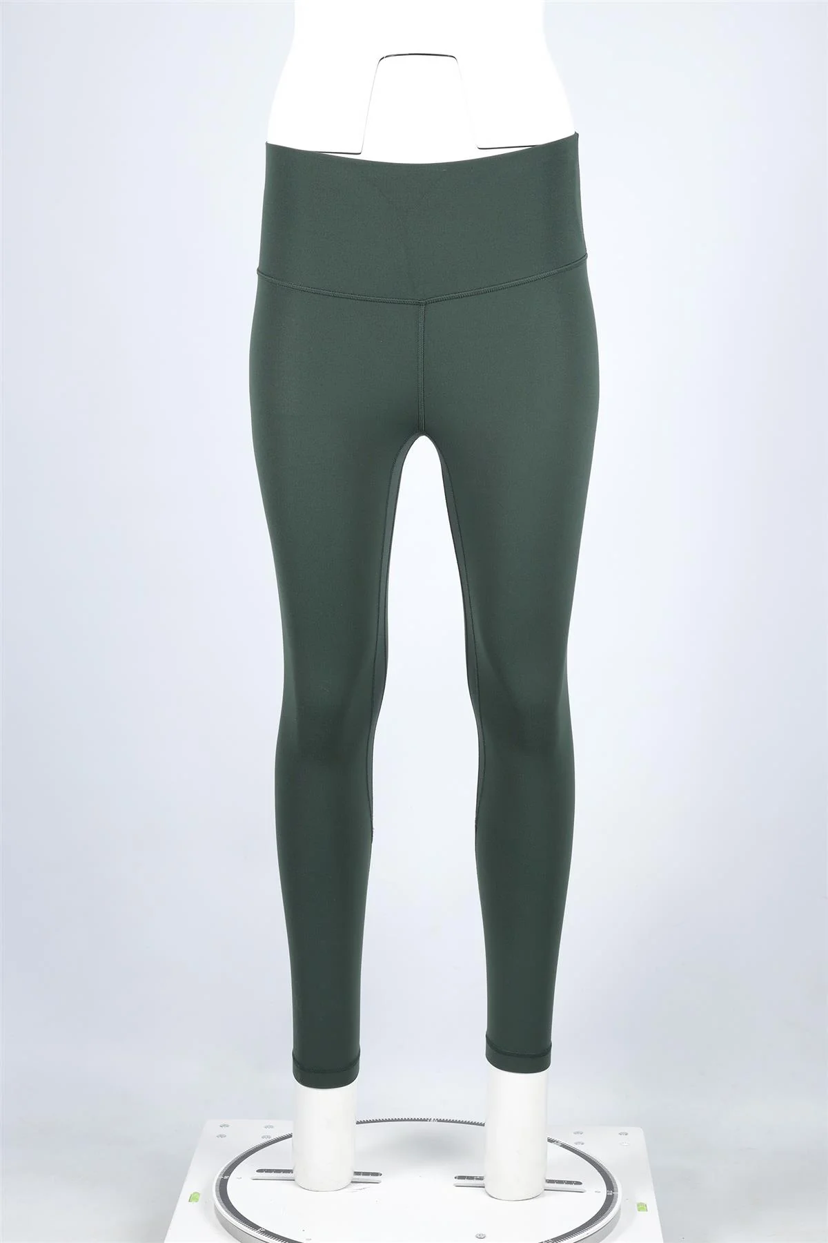 LULULEMON FOREST GREEN JERSEY LEGGINGS US 2 UK 6 - Image 2