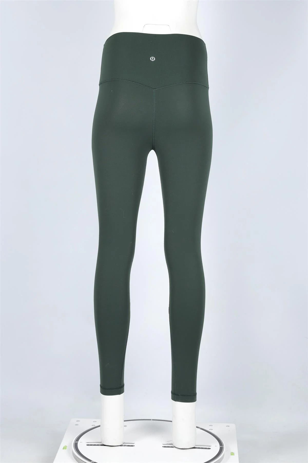 LULULEMON FOREST GREEN JERSEY LEGGINGS US 2 UK 6 - Image 4