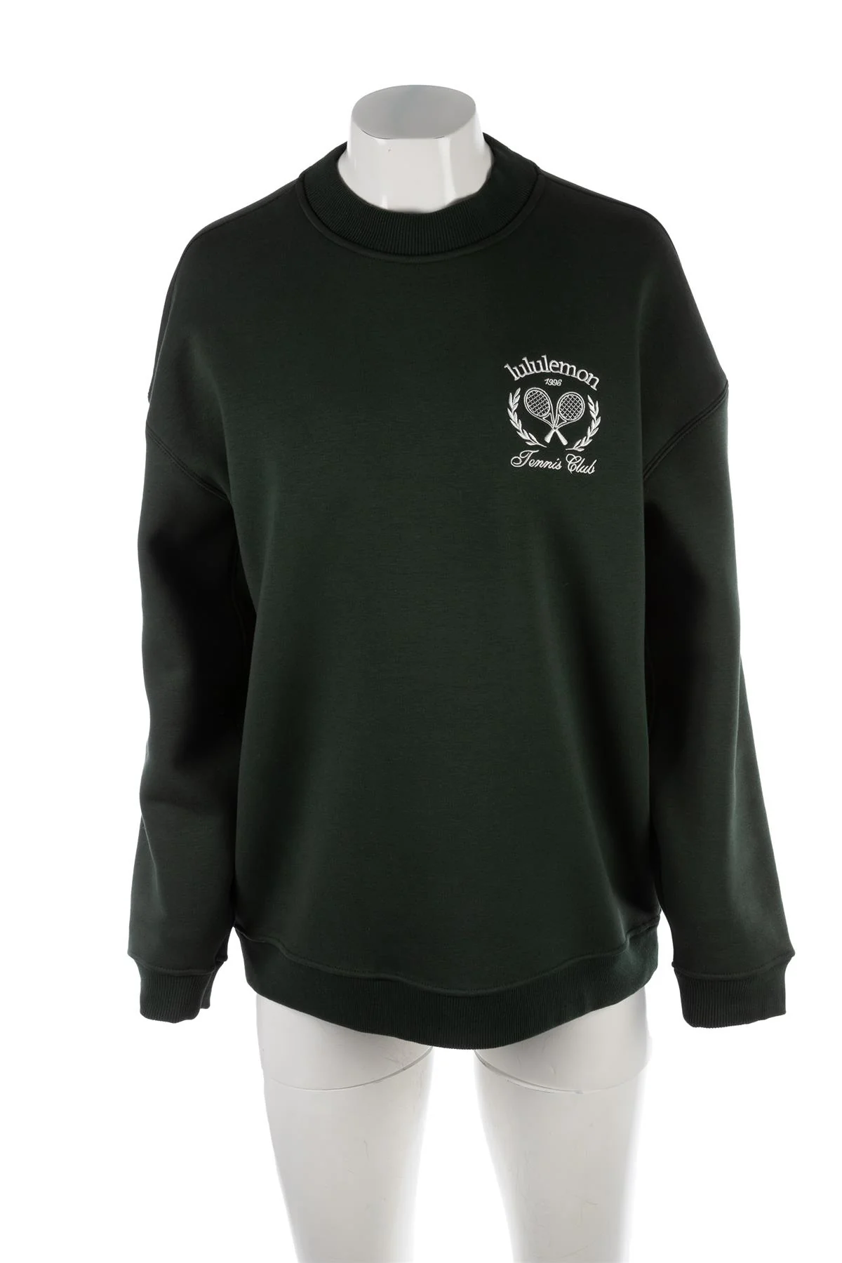 LULULEMON GREEN COTTON SWEATSHIRT MEDIUM - Image 2