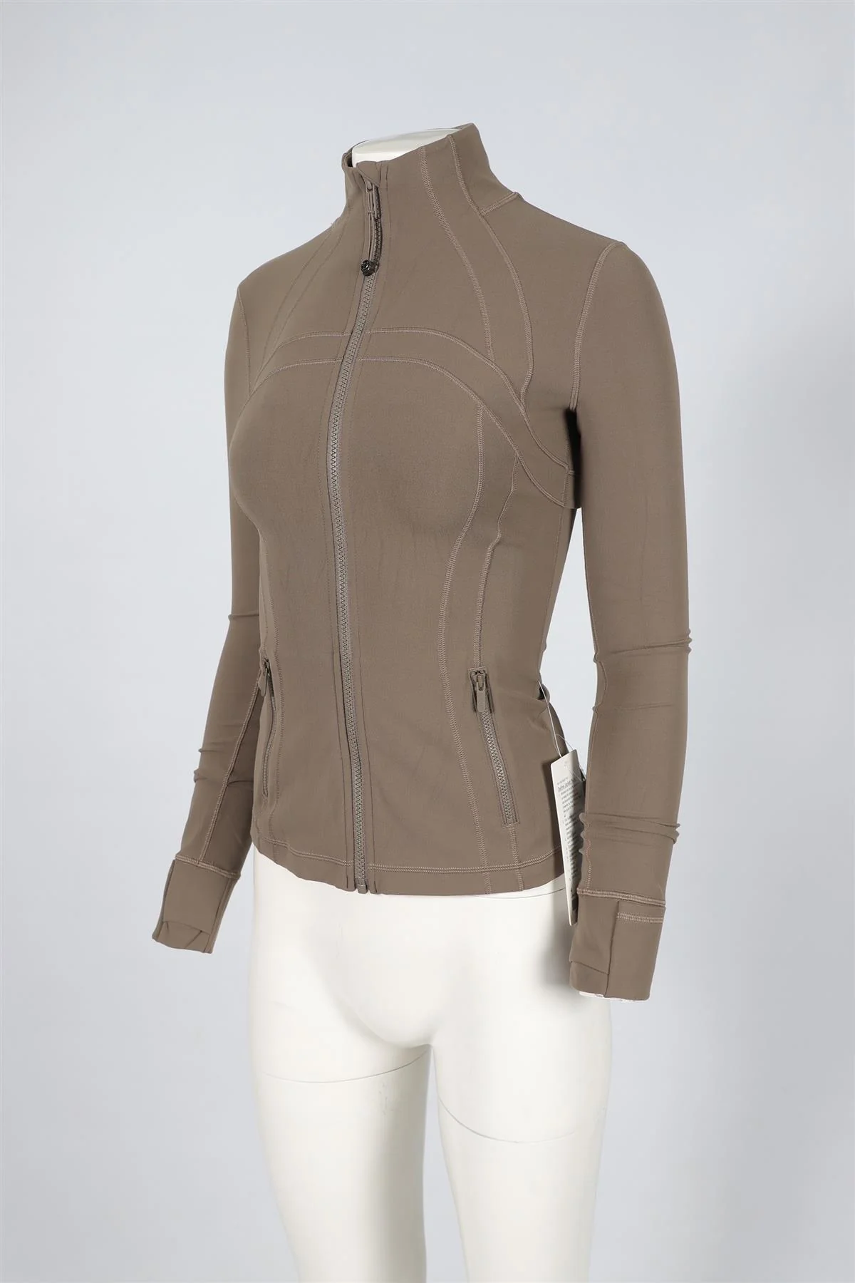 LULULEMON GREEN JERSEY JACKET US 4 UK 8 - Image 3