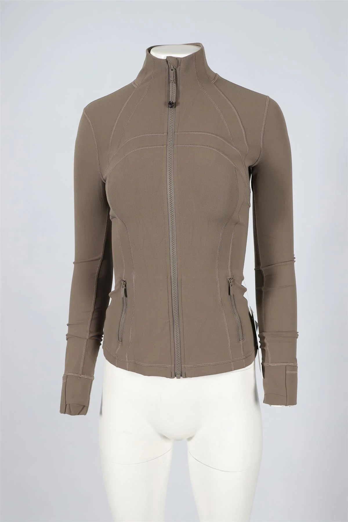 LULULEMON GREEN JERSEY JACKET US 4 UK 8 - Image 6