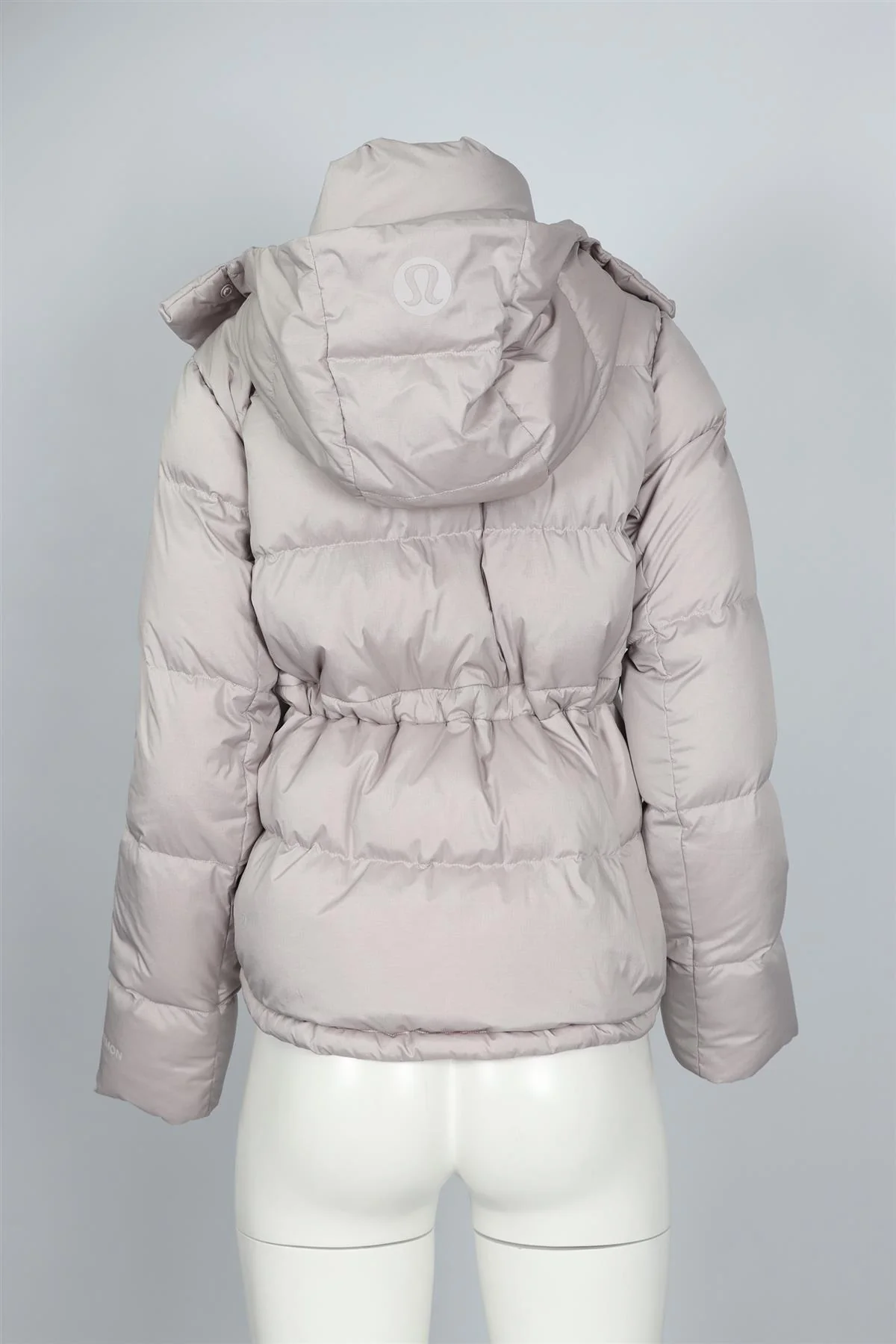 LULULEMON GREY PADDED SHELL DOWN JACKET UK 6 - Image 4