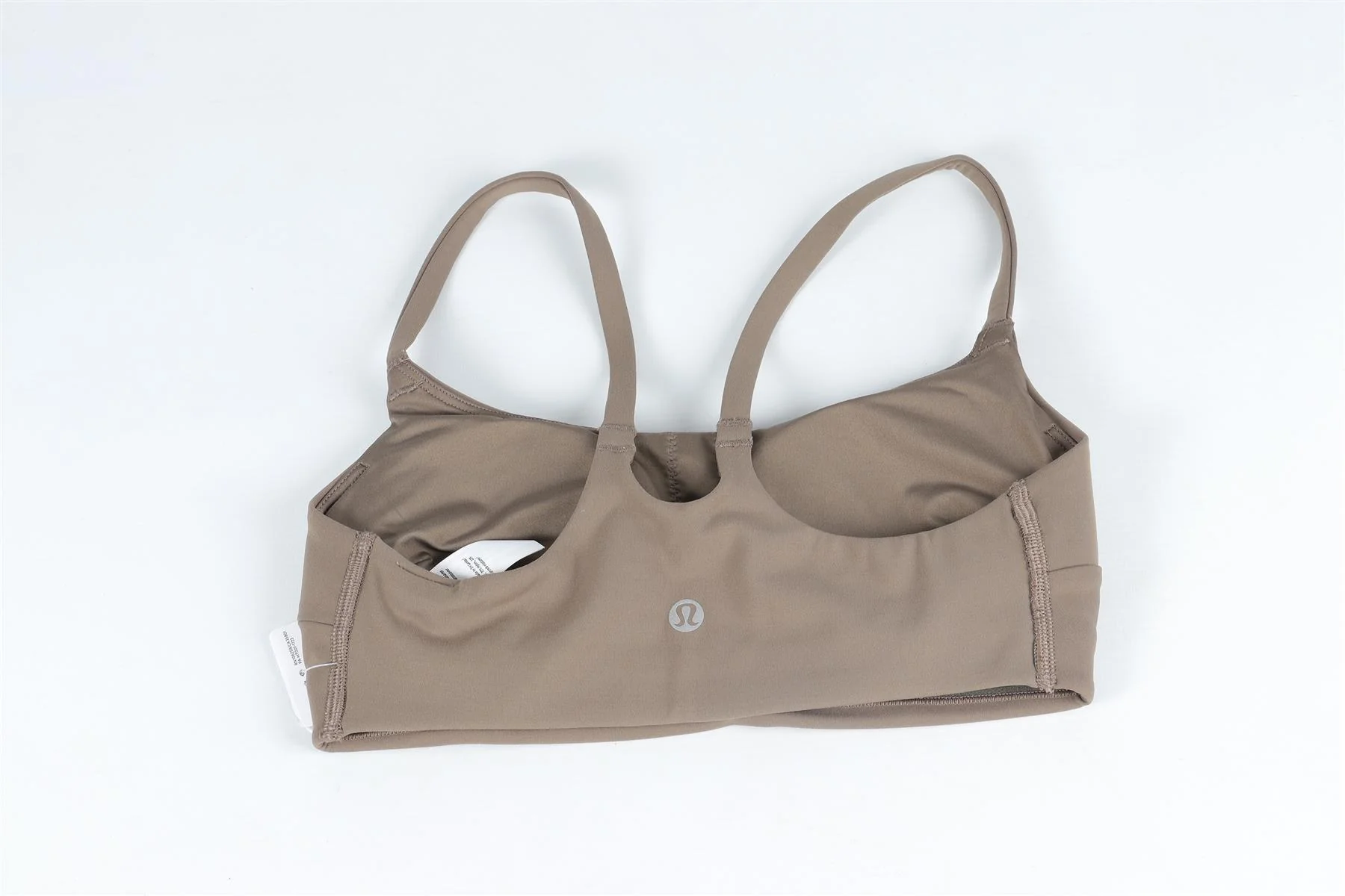 LULULEMON KHAKI SPORTS BRA US 2 UK 6 - Image 4