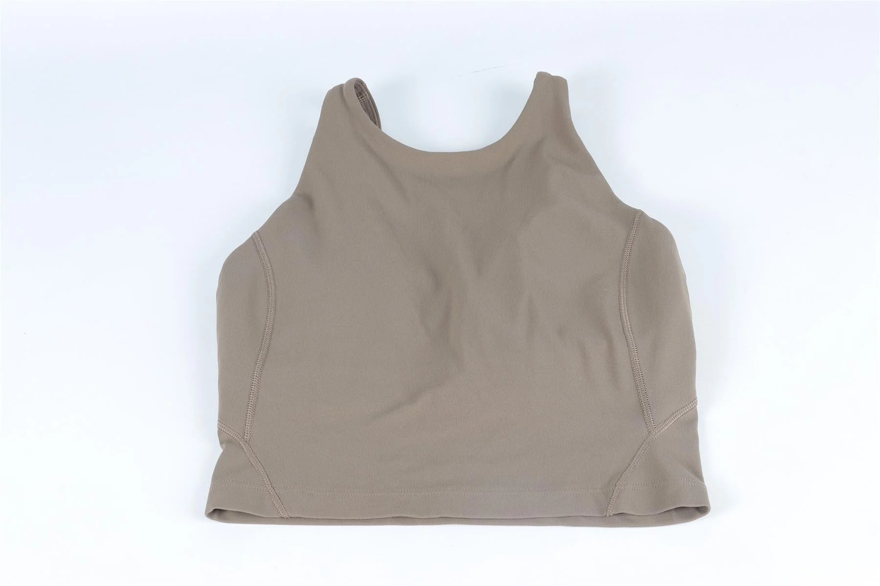 LULULEMON KHAKI SPORTS BRA US 4 UK 8 - Image 2