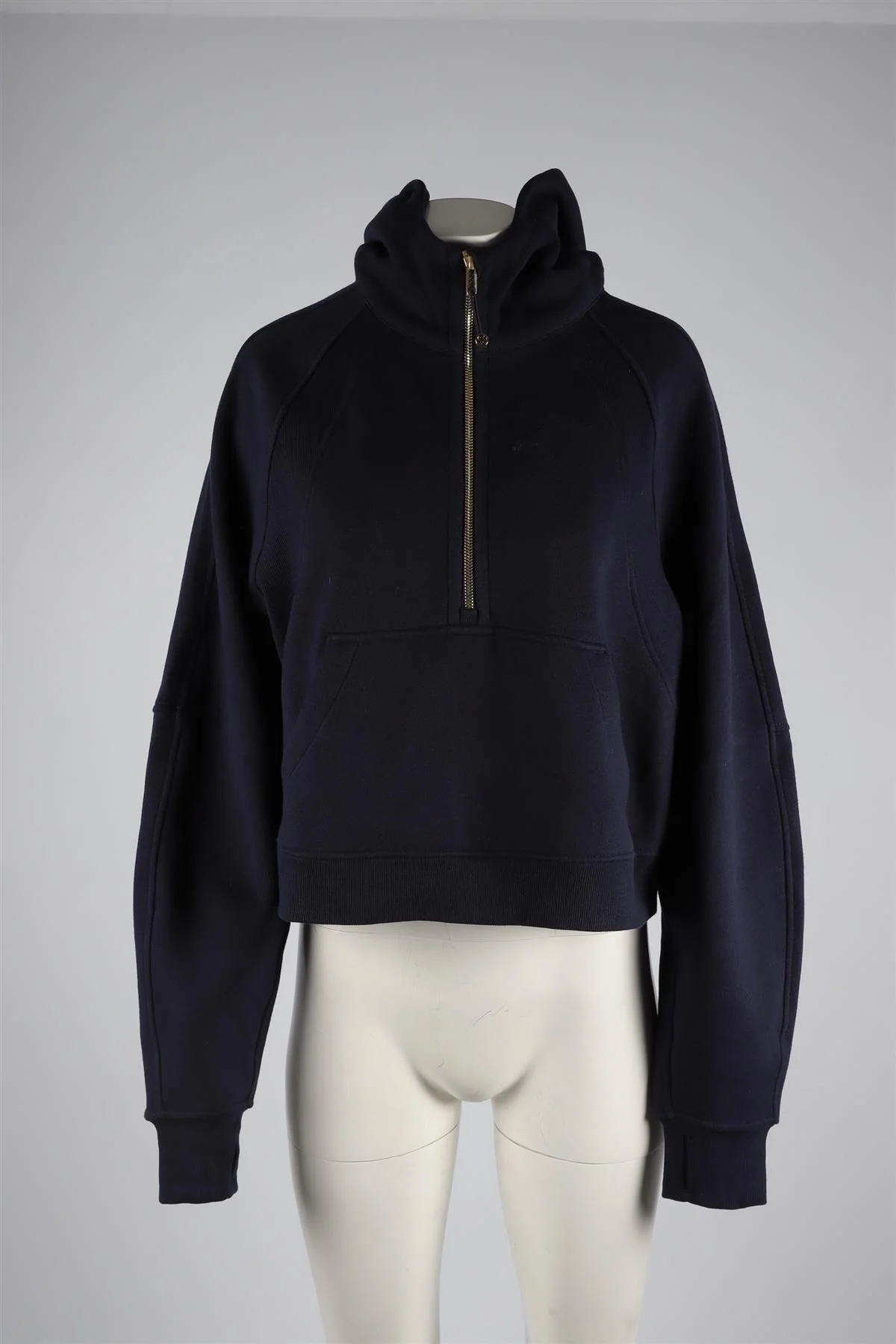 LULULEMON NAVY COTTON HOODIE MEDIUM/LARGE - Image 2