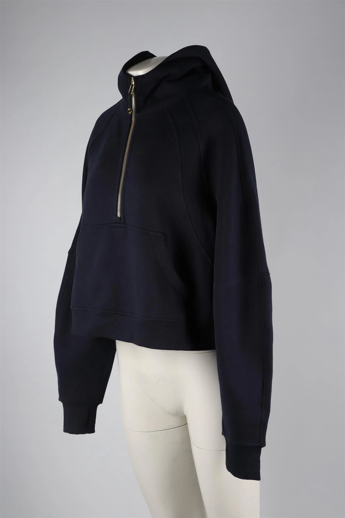 LULULEMON NAVY COTTON HOODIE MEDIUM/LARGE - Image 3