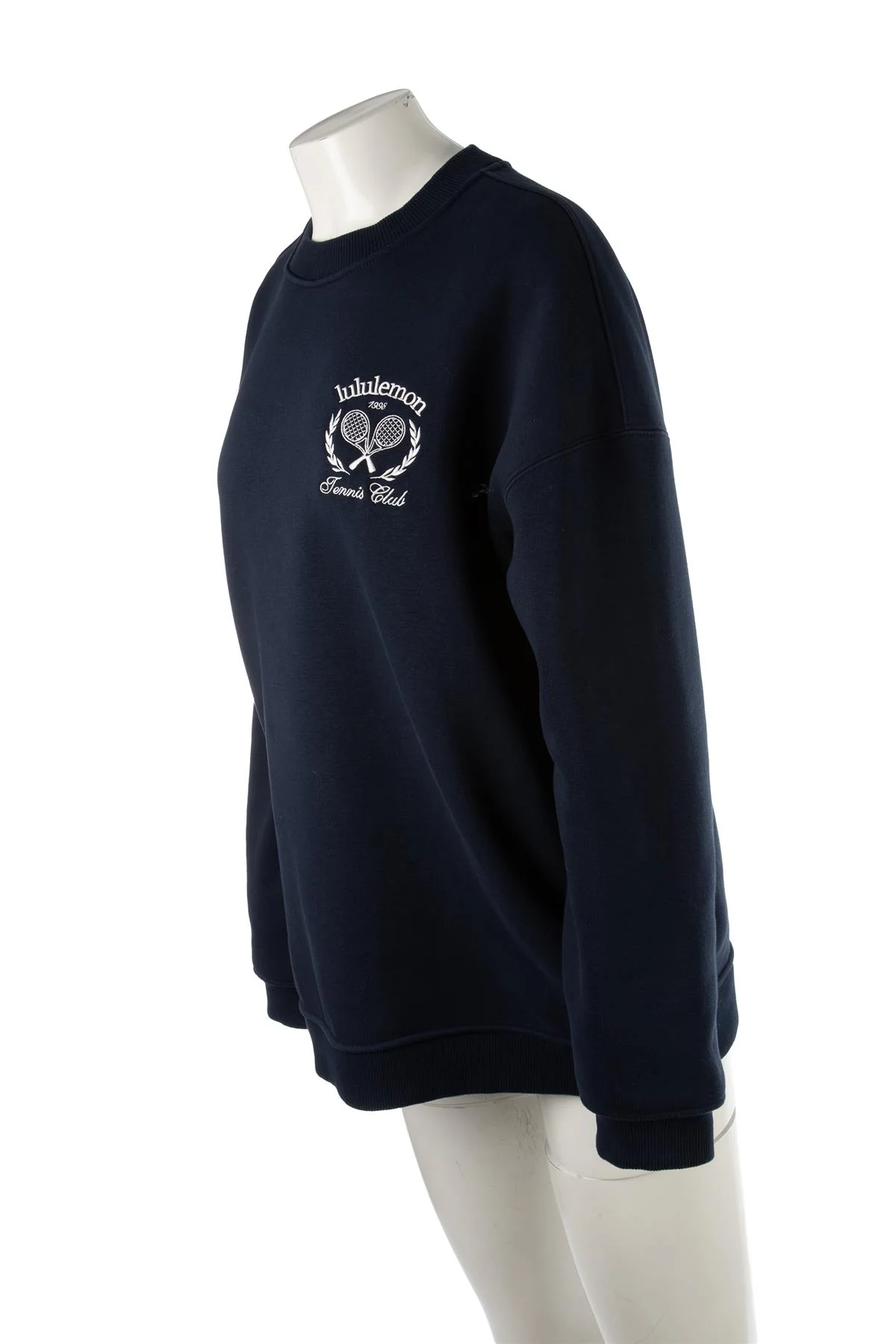 LULULEMON NAVY COTTON SWEATSHIRT MEDIUM - Image 3