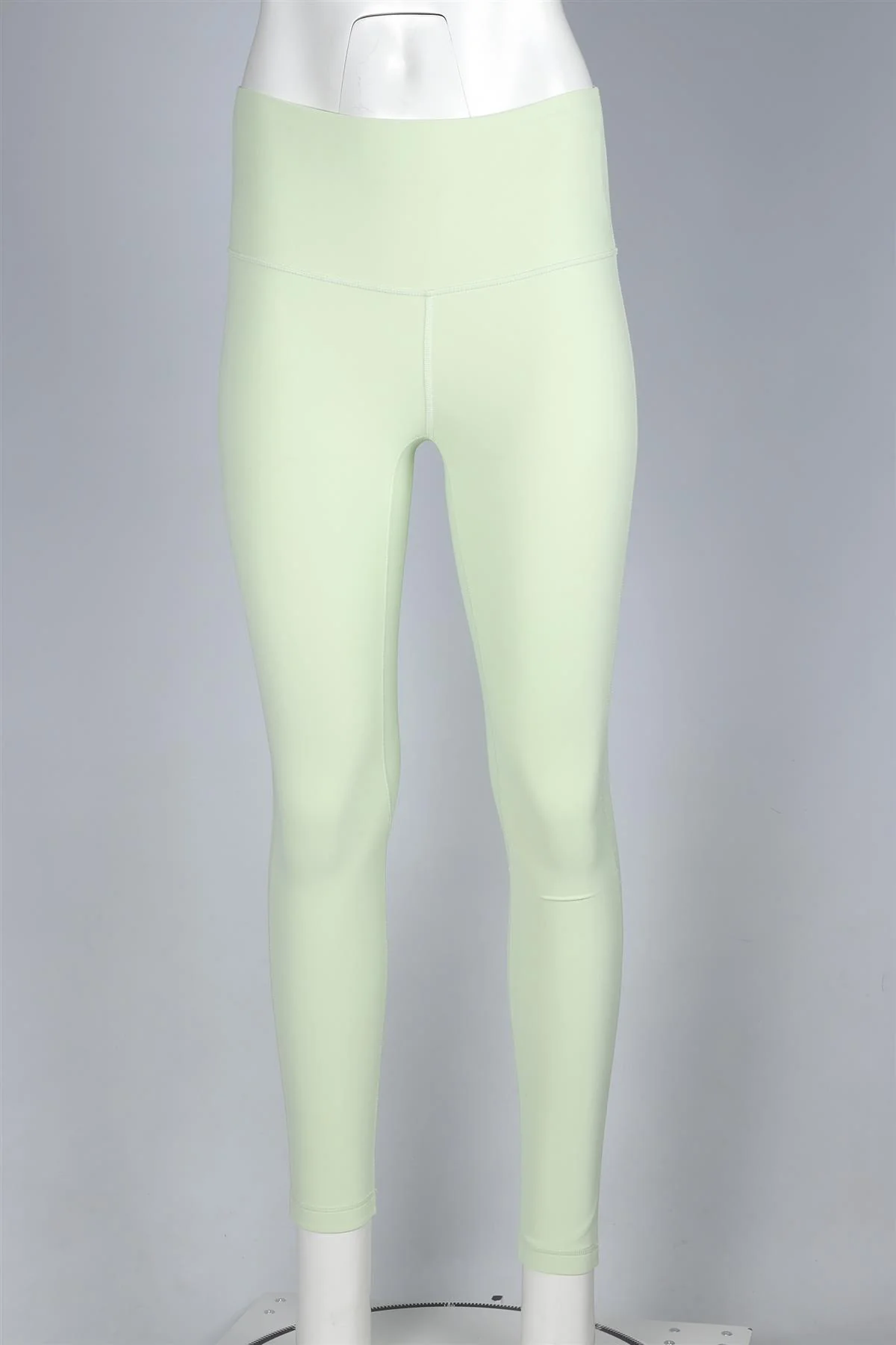 LULULEMON NEON LIME JERSEY LEGGINGS US 0 UK 4 - Image 2