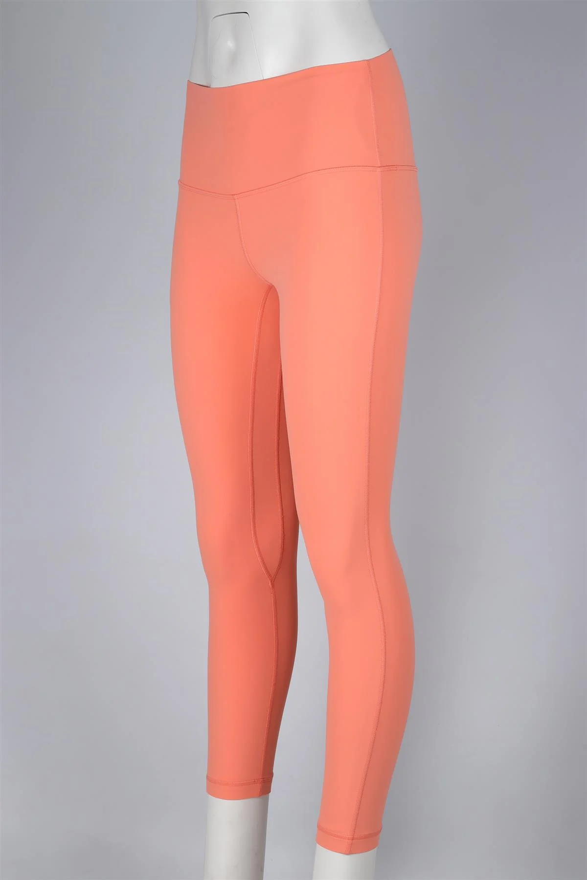 LULULEMON ORANGE JERSEY LEGGINGS UK 6 - Image 3