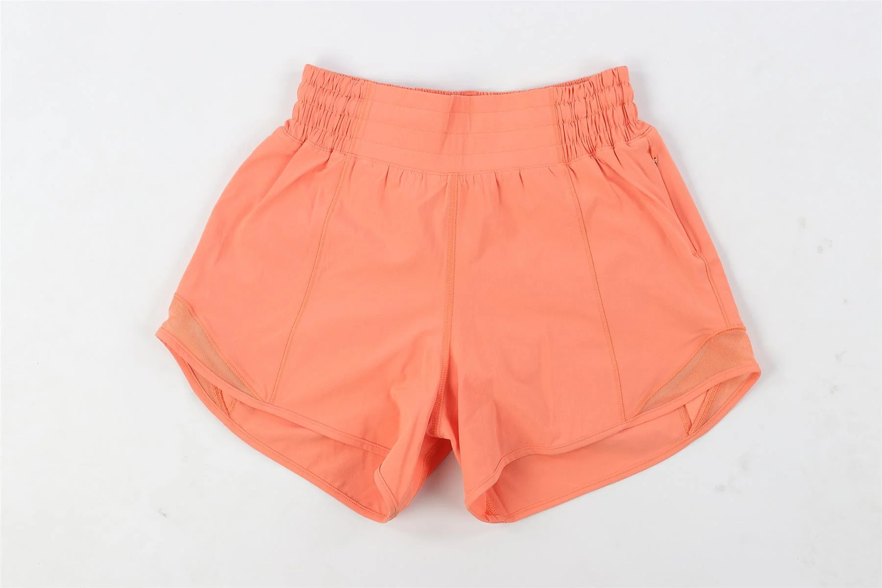 LULULEMON ORANGE JERSEY SHORTS US 0 UK 4 - Image 2