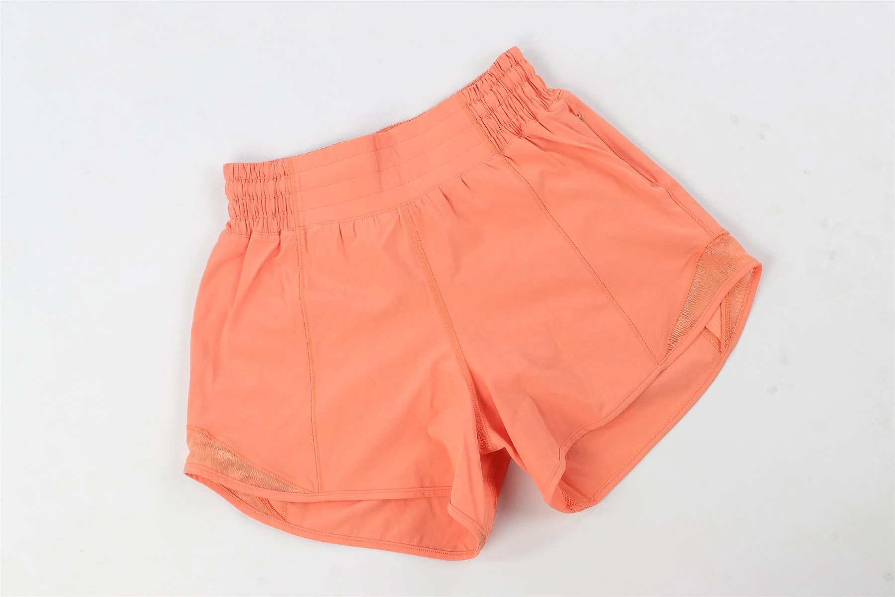 LULULEMON ORANGE JERSEY SHORTS US 0 UK 4 - Image 3