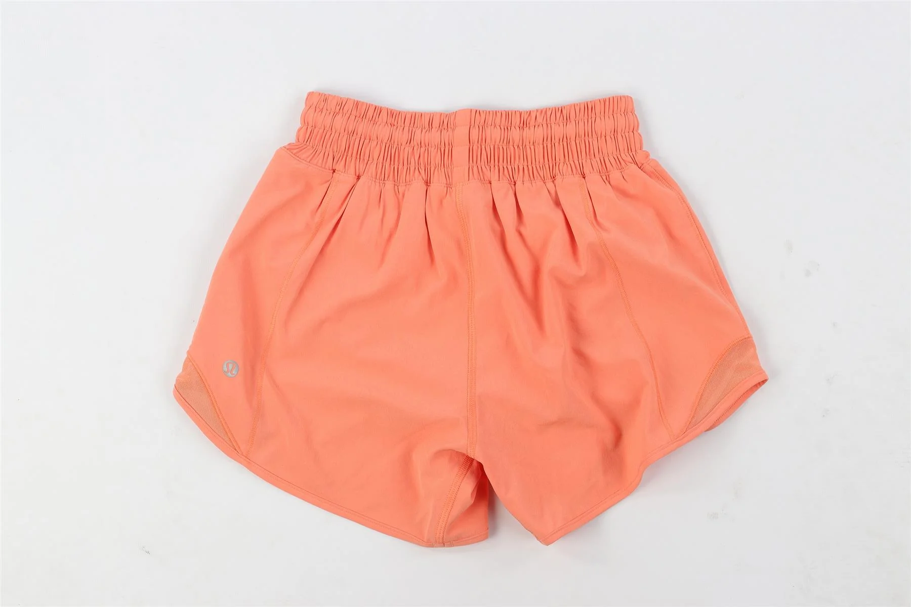 LULULEMON ORANGE JERSEY SHORTS US 0 UK 4 - Image 4
