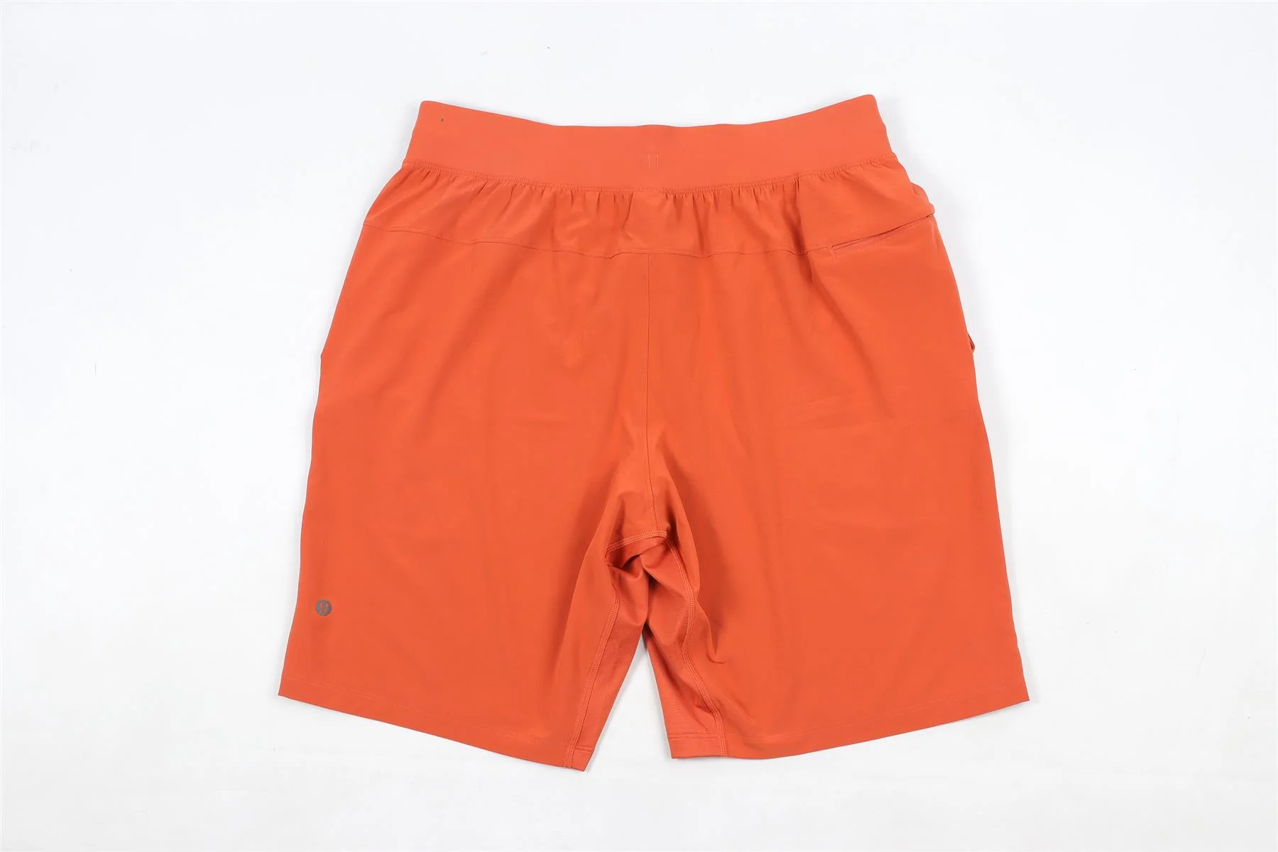 LULULEMON ORANGE MEN'S SHORTS LARGE - Image 4