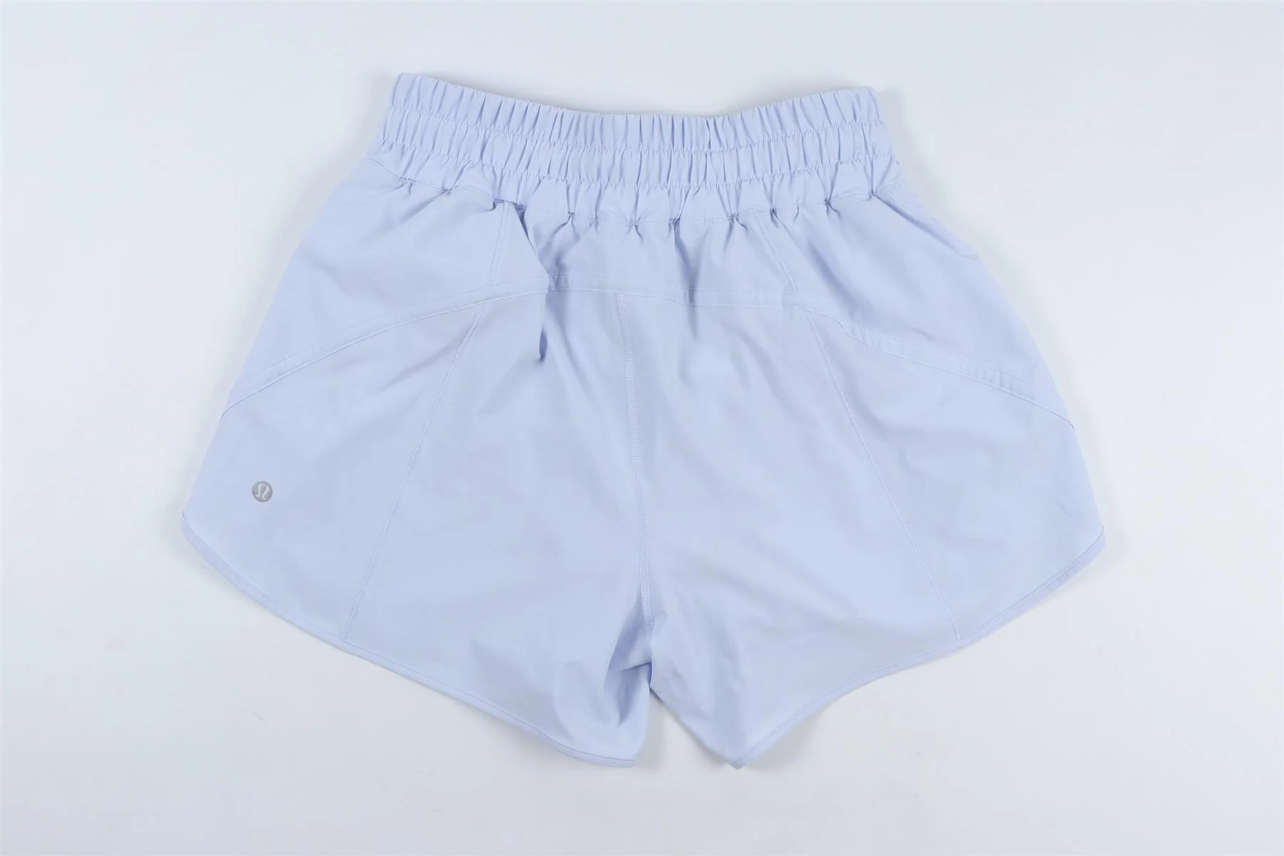 LULULEMON PALE BLUE SHORTS US 8 UK 12 - Image 4