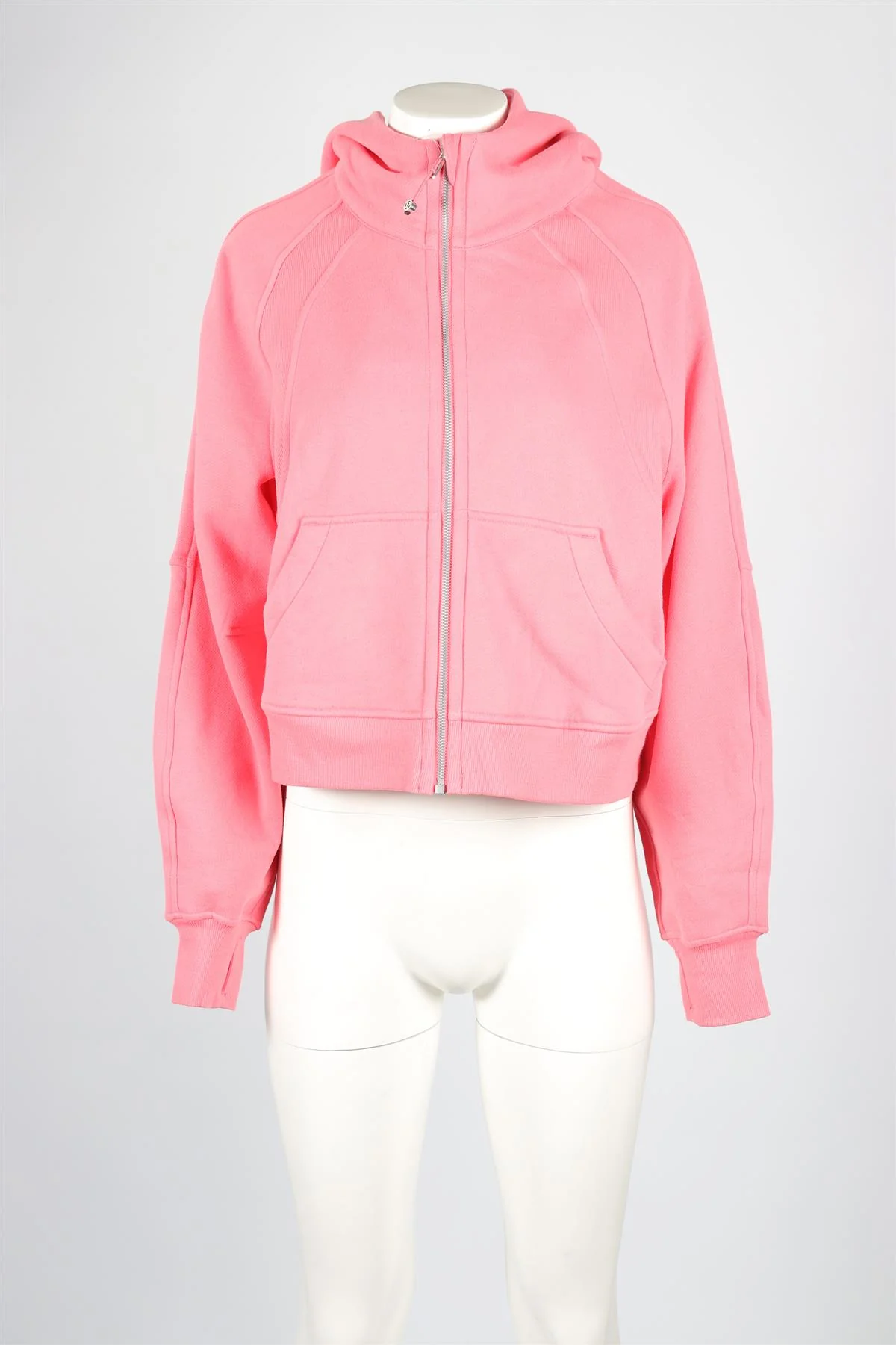 LULULEMON PINK COTTON HOODIE MEDIUM-LARGE - Image 2