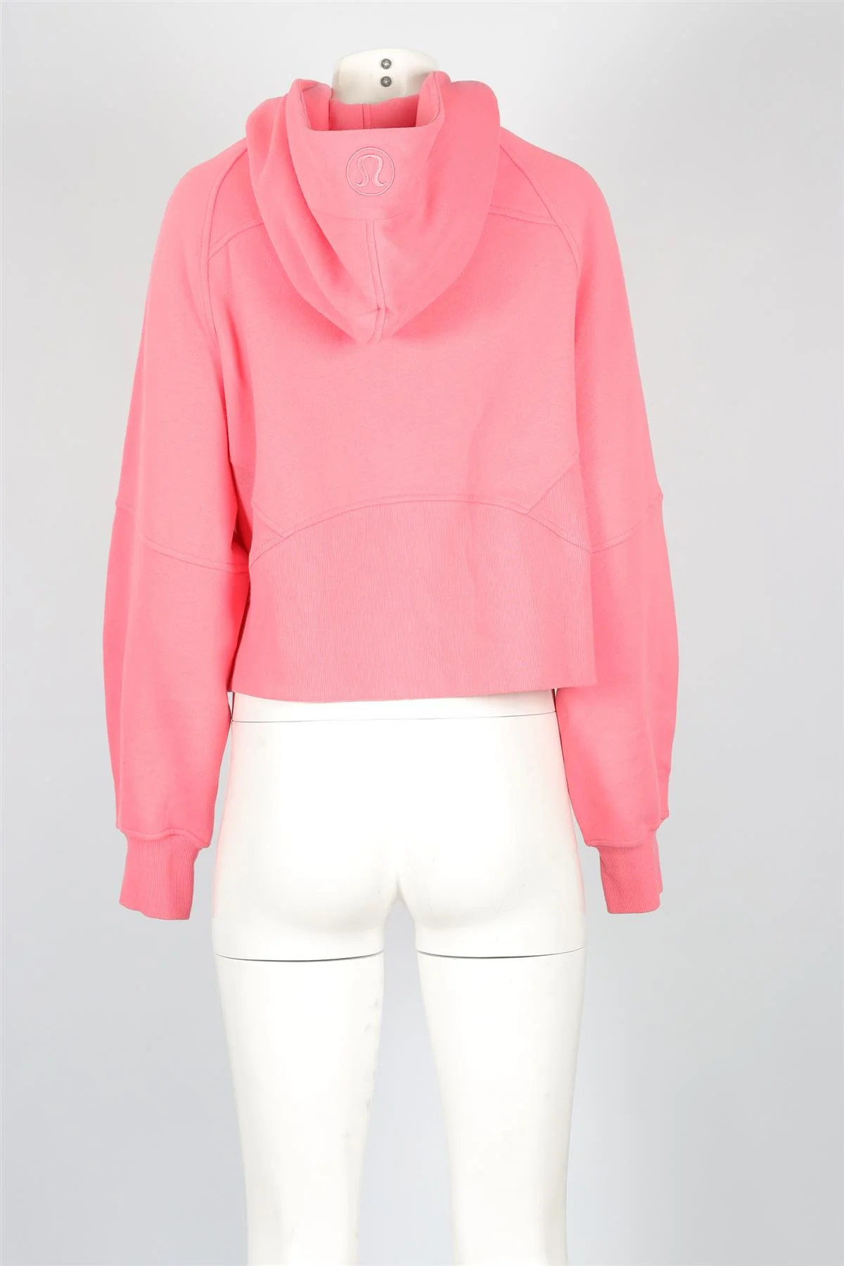 LULULEMON PINK COTTON HOODIE MEDIUM-LARGE - Image 4