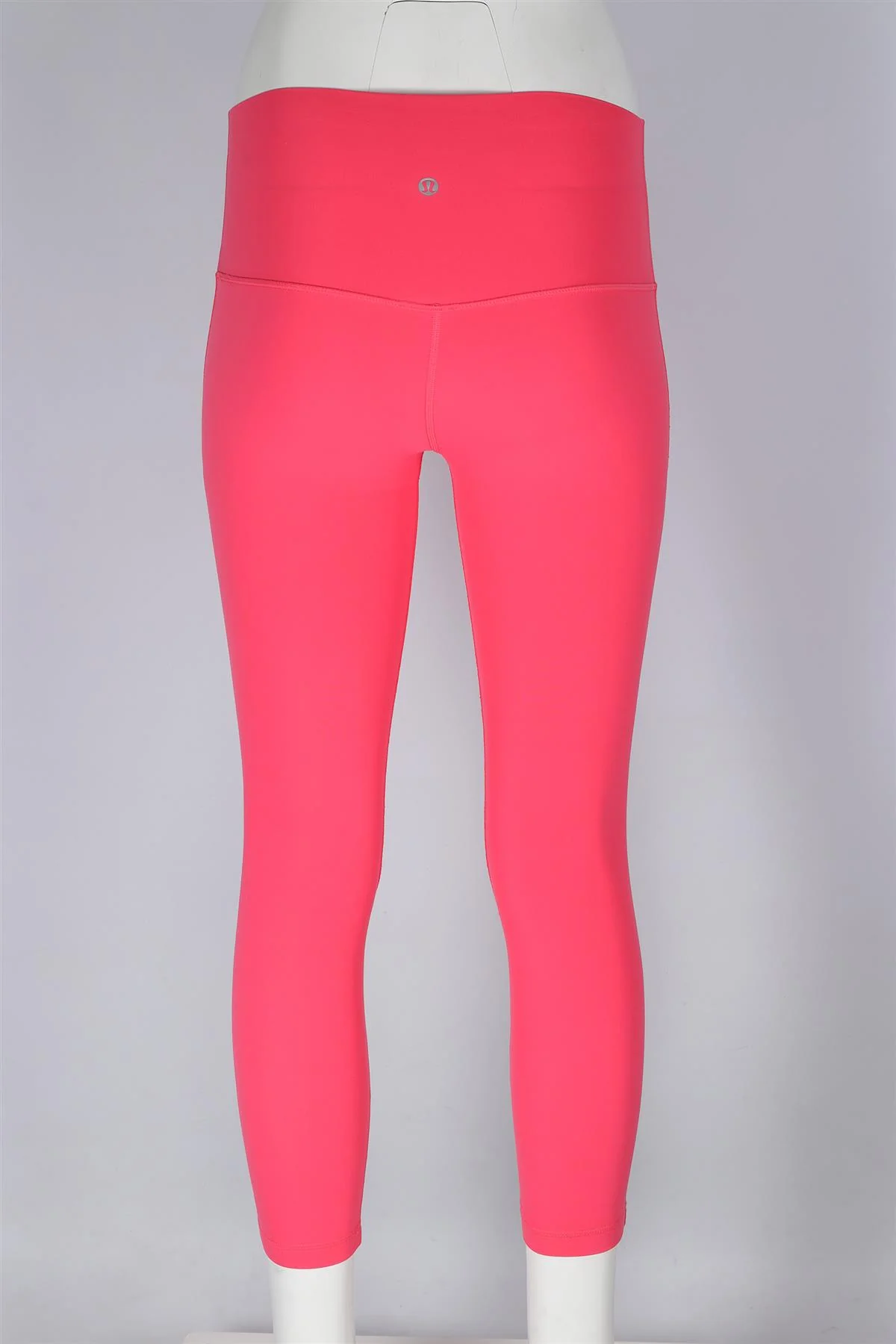 LULULEMON PINK JERSEY LEGGINGS UK 4 - Image 4