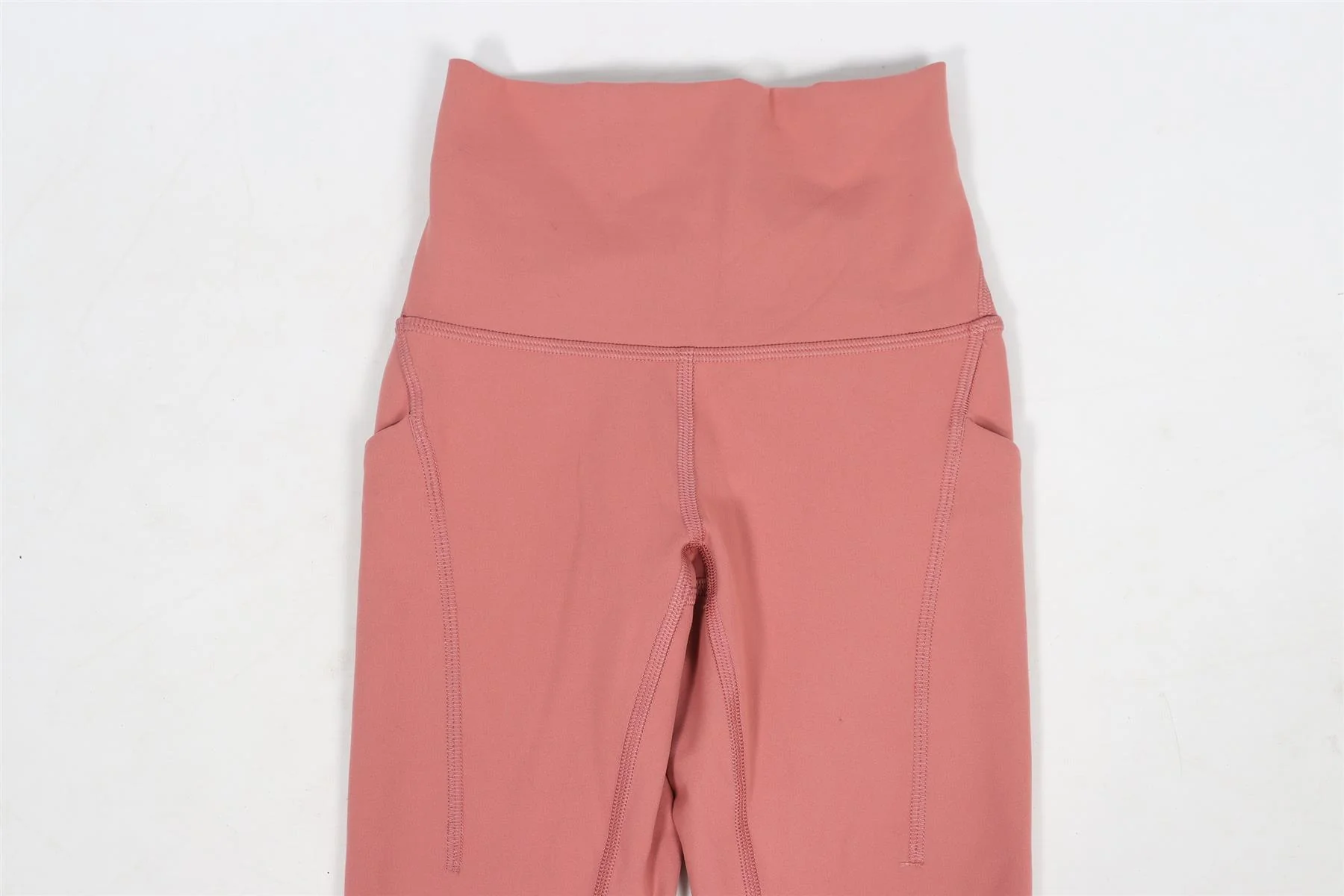 LULULEMON PINK JERSEY LEGGINGS US 0 UK 4 - Image 3
