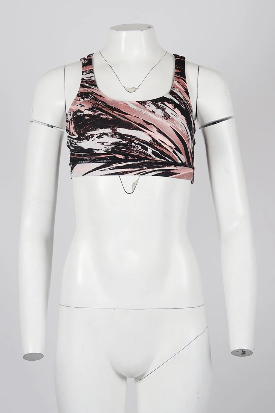 LULULEMON PRINTED JERSEY SPORTS BRA US 4 UK 8 - Image 2