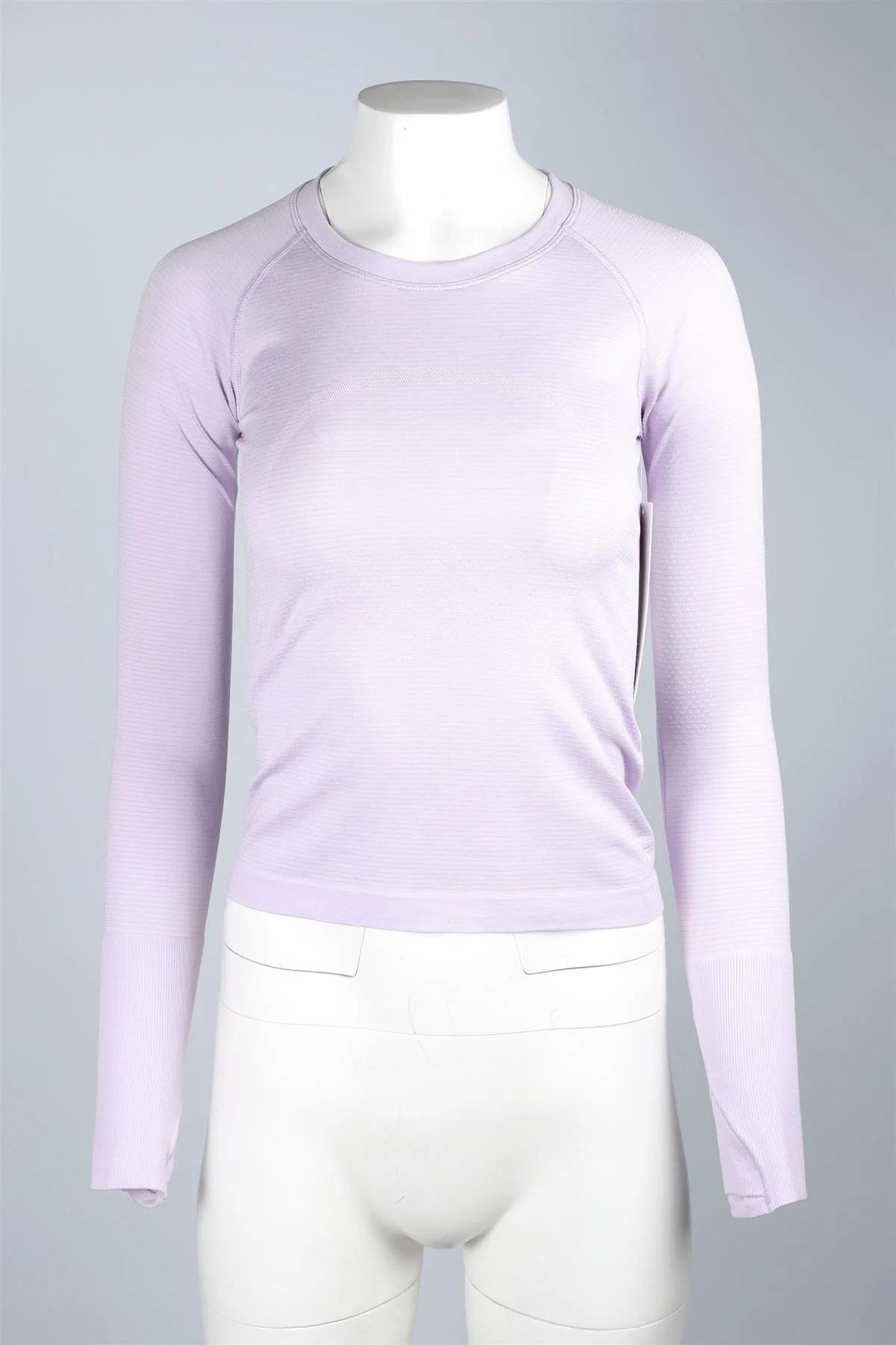 LULULEMON PURPLE JERSEY TOP US 4 UK 8 - Image 2