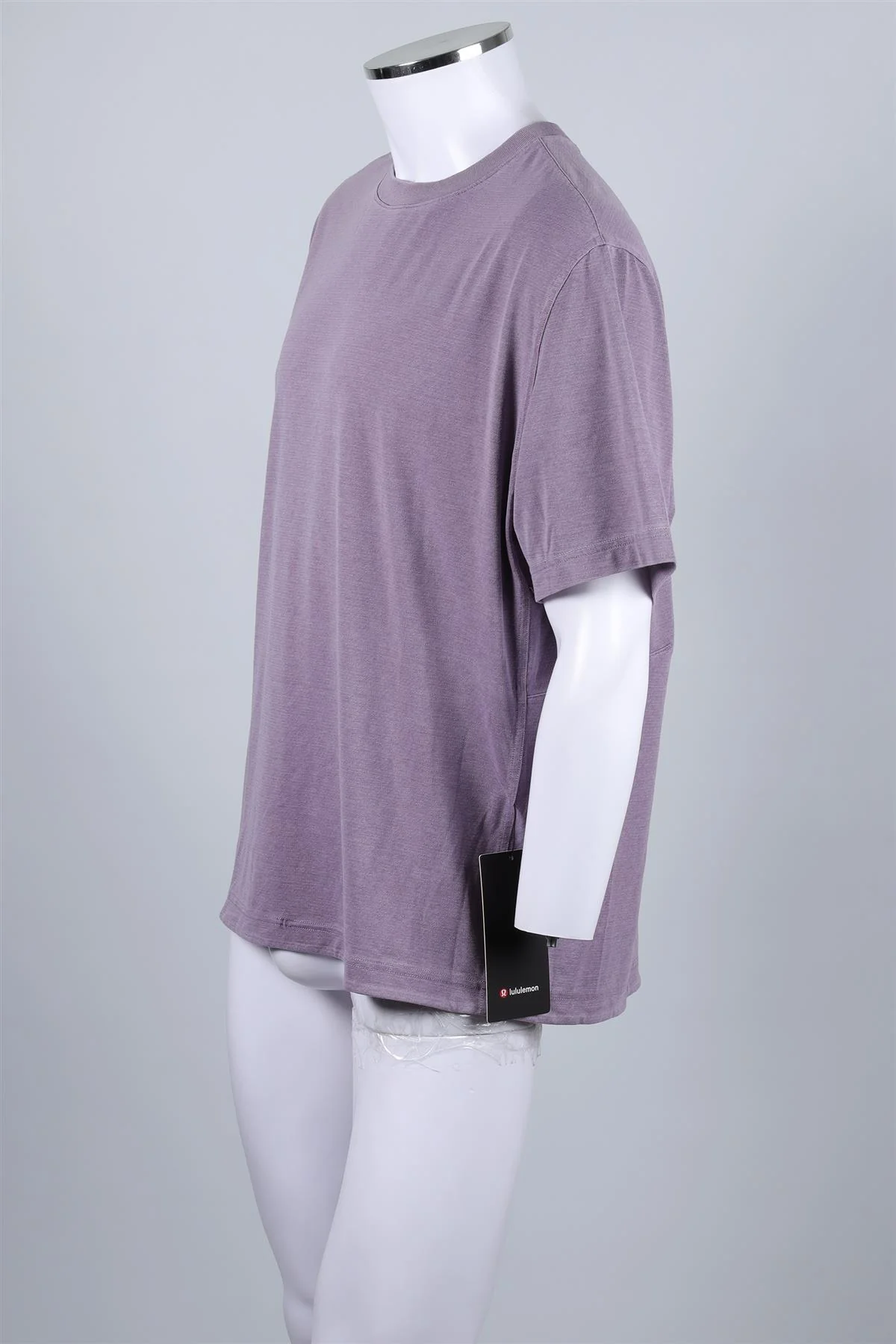 LULULEMON PURPLE MEN'S COTTON T-SHIRT LARGE - Image 3