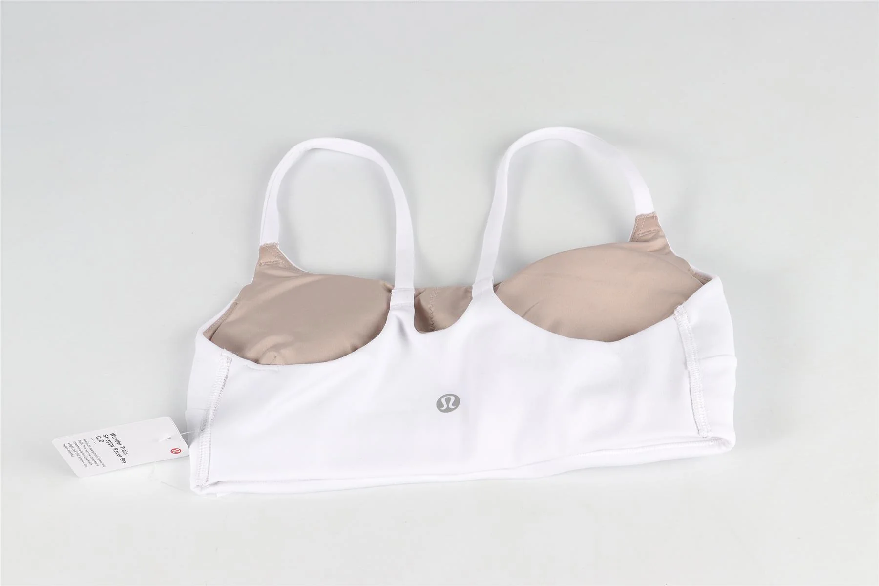 LULULEMON WHITE SPORTS BRA US 4 UK 8 - Image 4