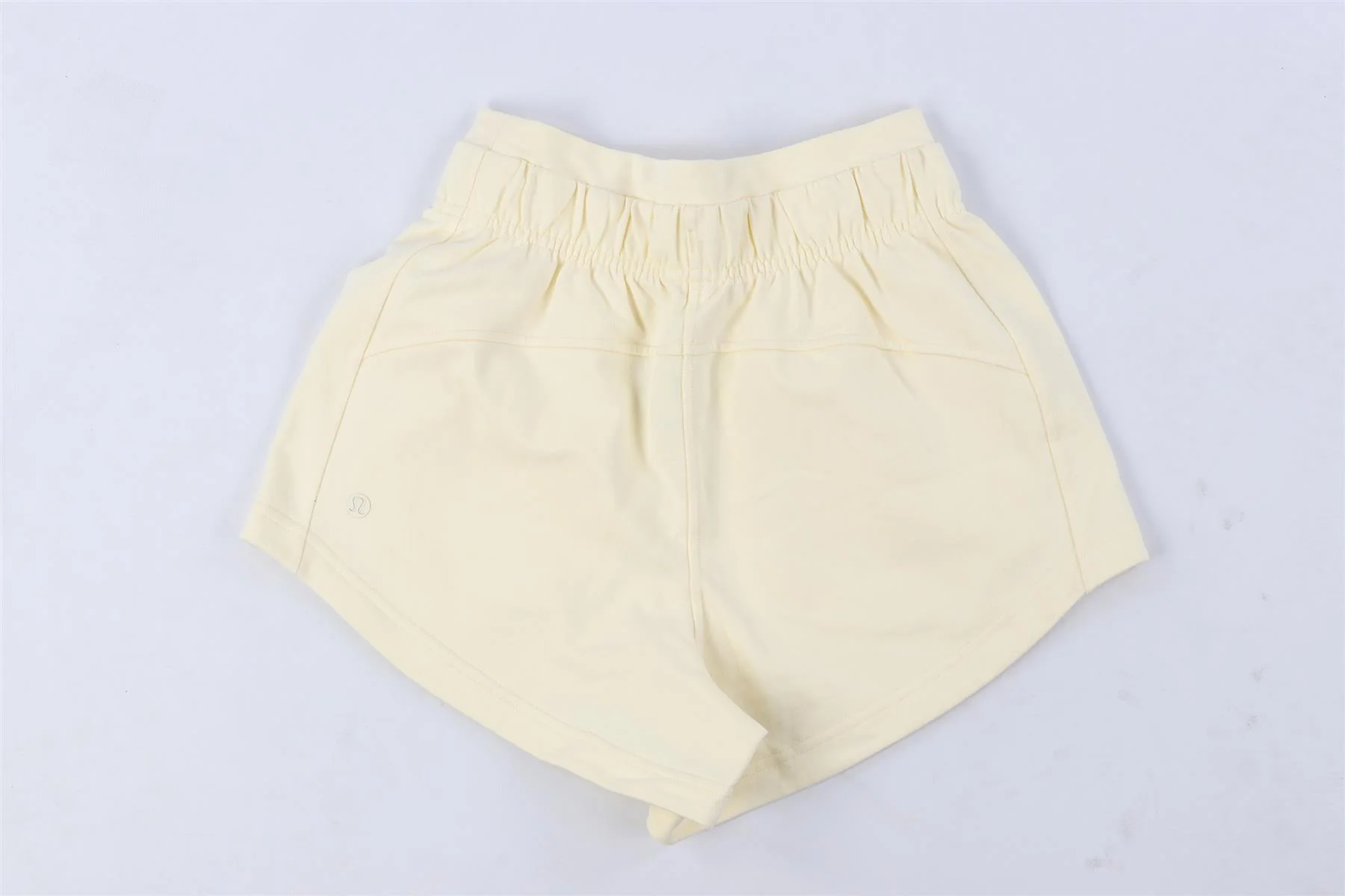 LULULEMON YELLOW COTTON SHORTS US 2 UK 6 - Image 4