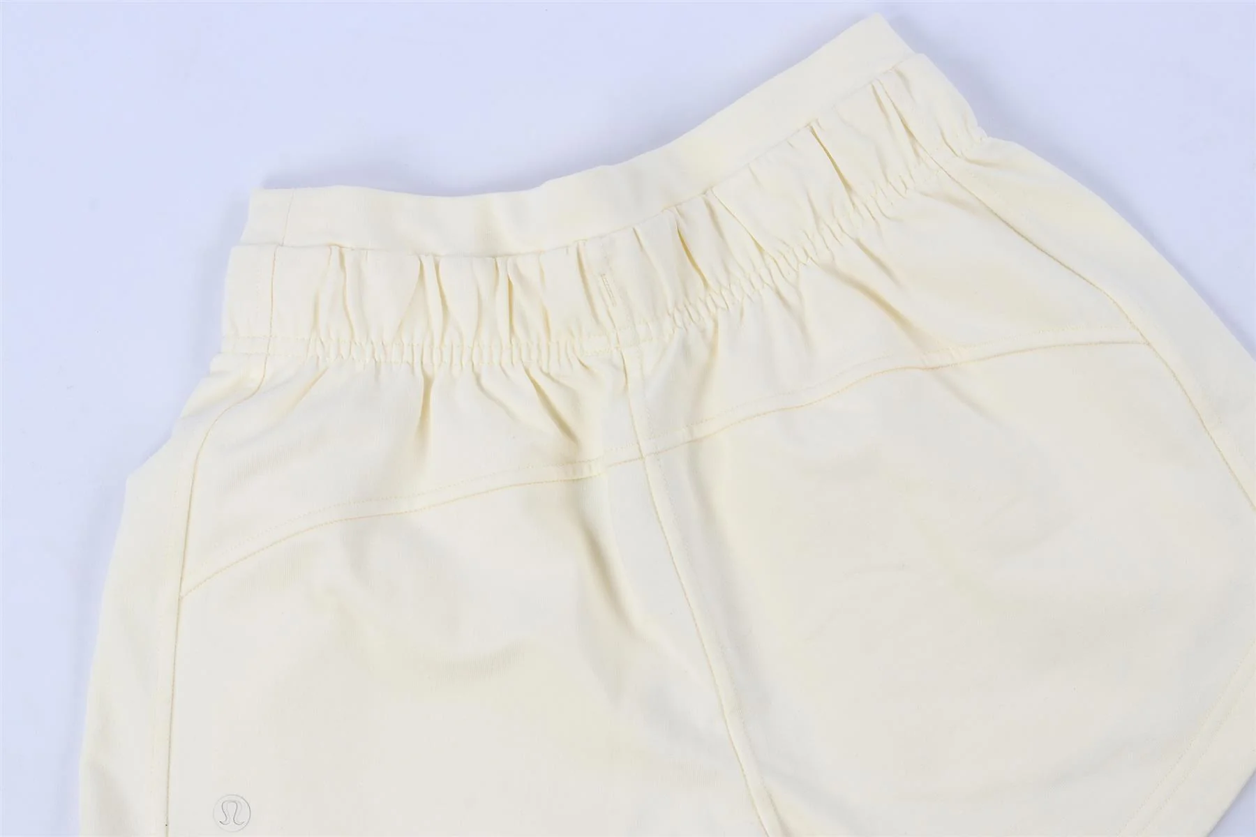 LULULEMON YELLOW COTTON SHORTS US 2 UK 6 - Image 5