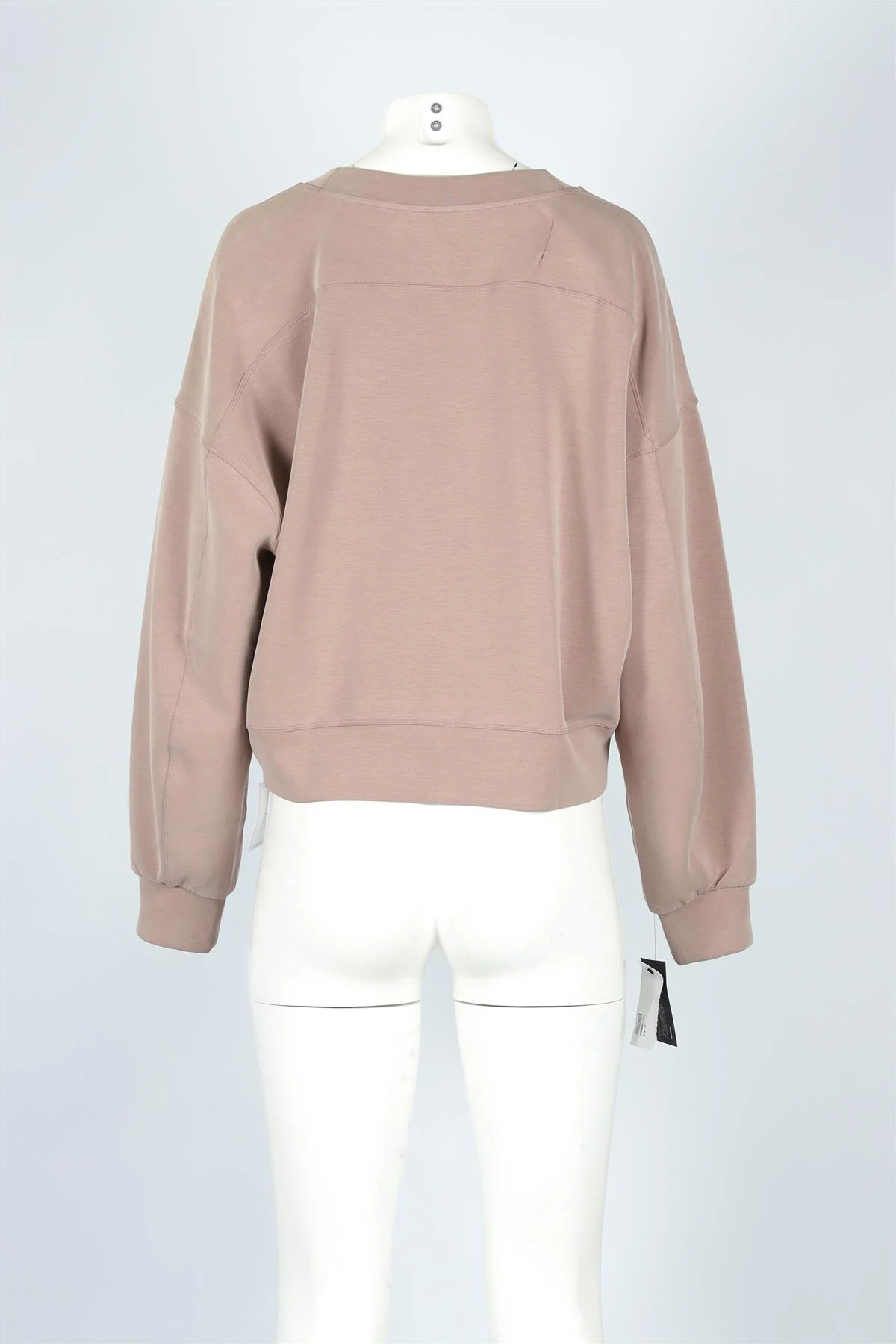 LULULIEMON BROWN JERSEY SWEATSHIRT US 10 UK 14 - Image 4