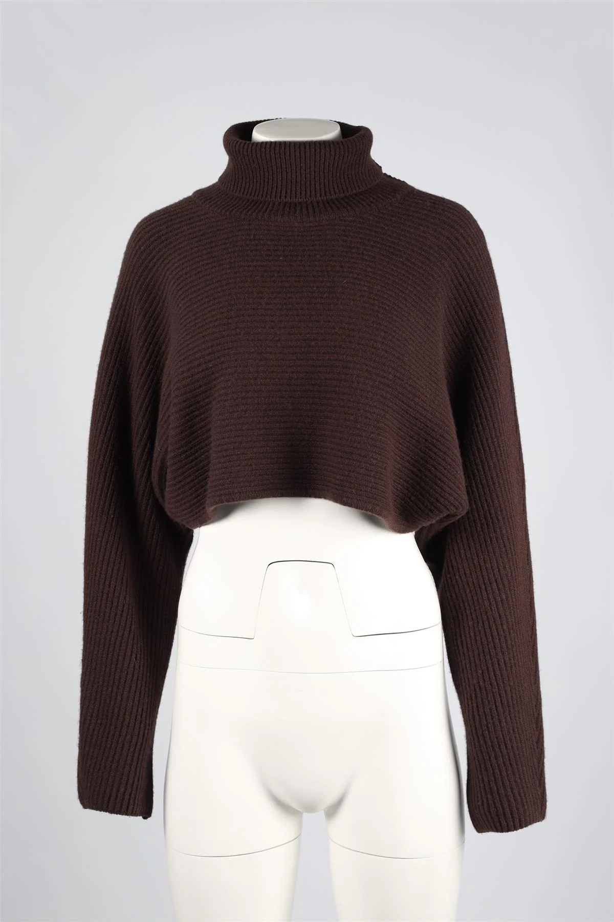 LVIR BROWN WOOL SWEATER SMALL - Image 2