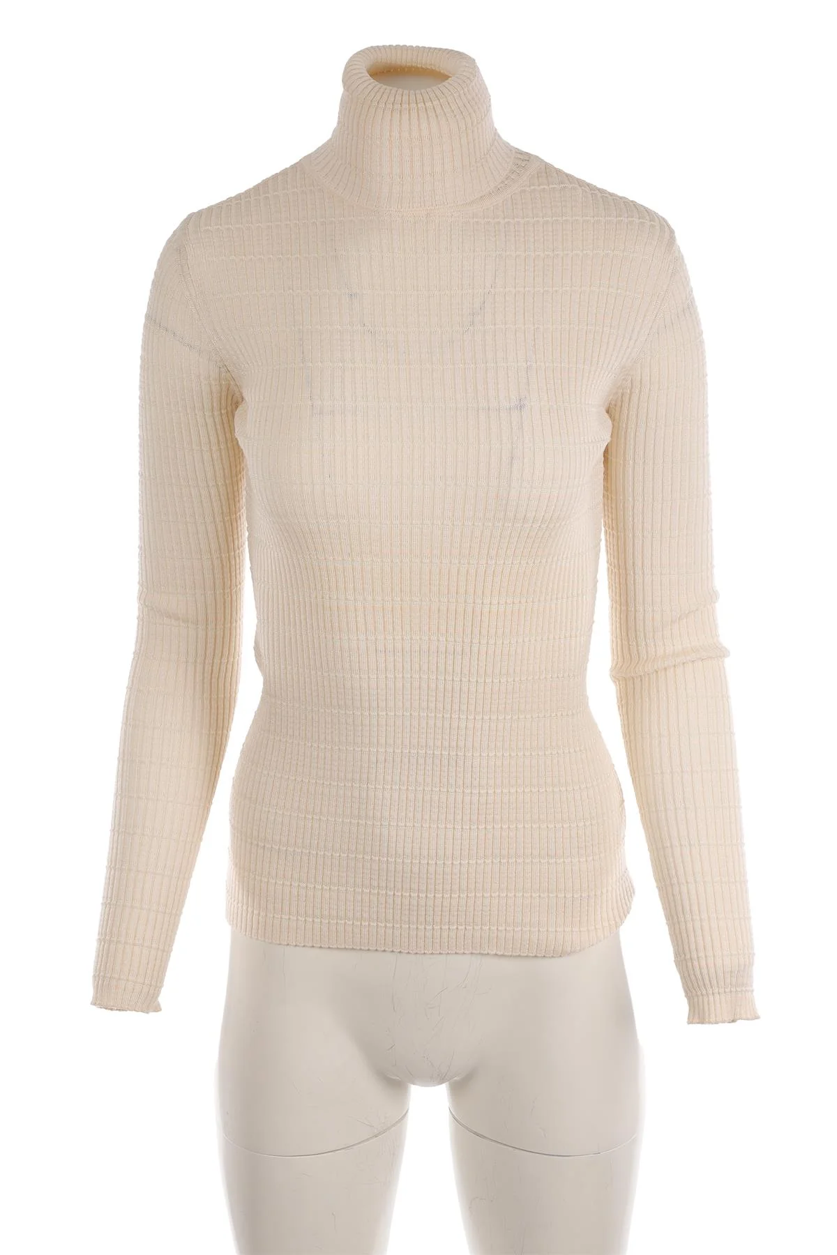 M MISSONI CREAM KNIT SWEATER XSMALL - Image 2