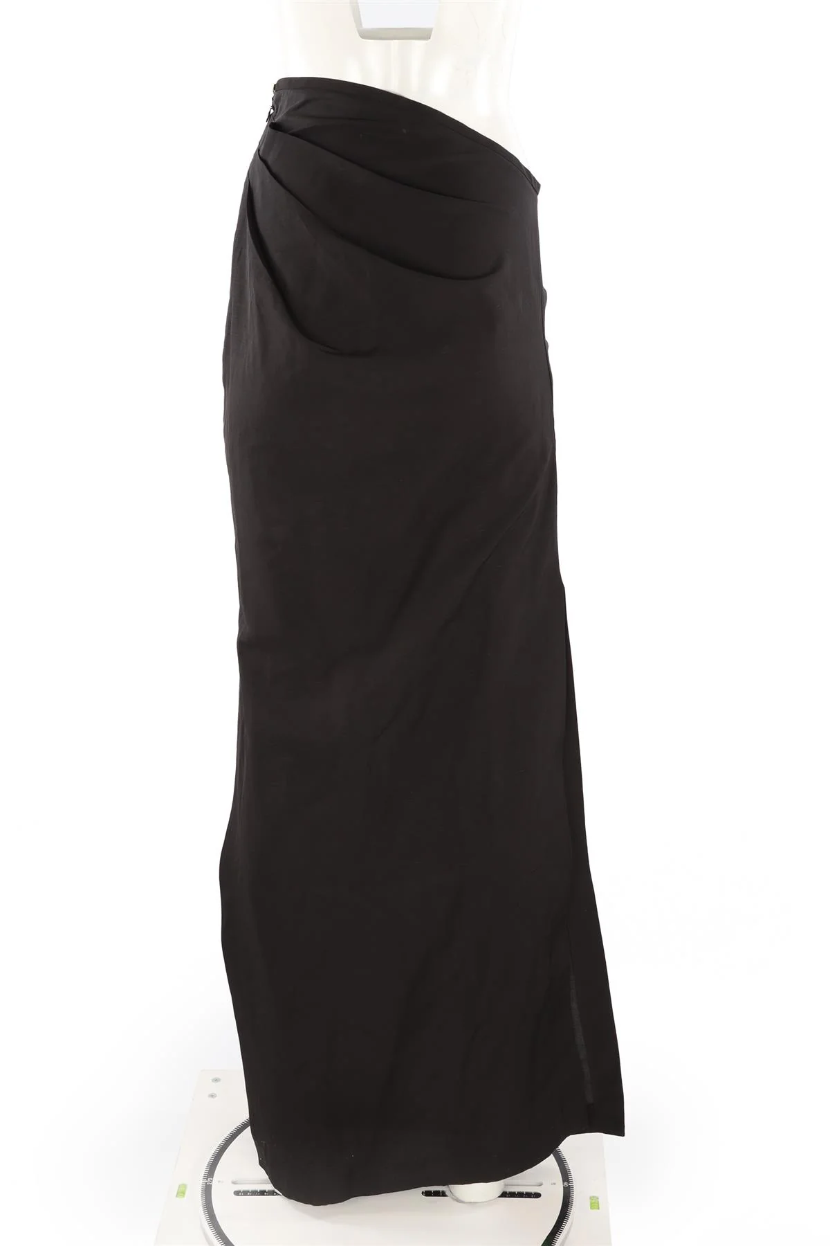 MAGALA BLACK LINEN MAXI SKIRT SMALL - Image 4