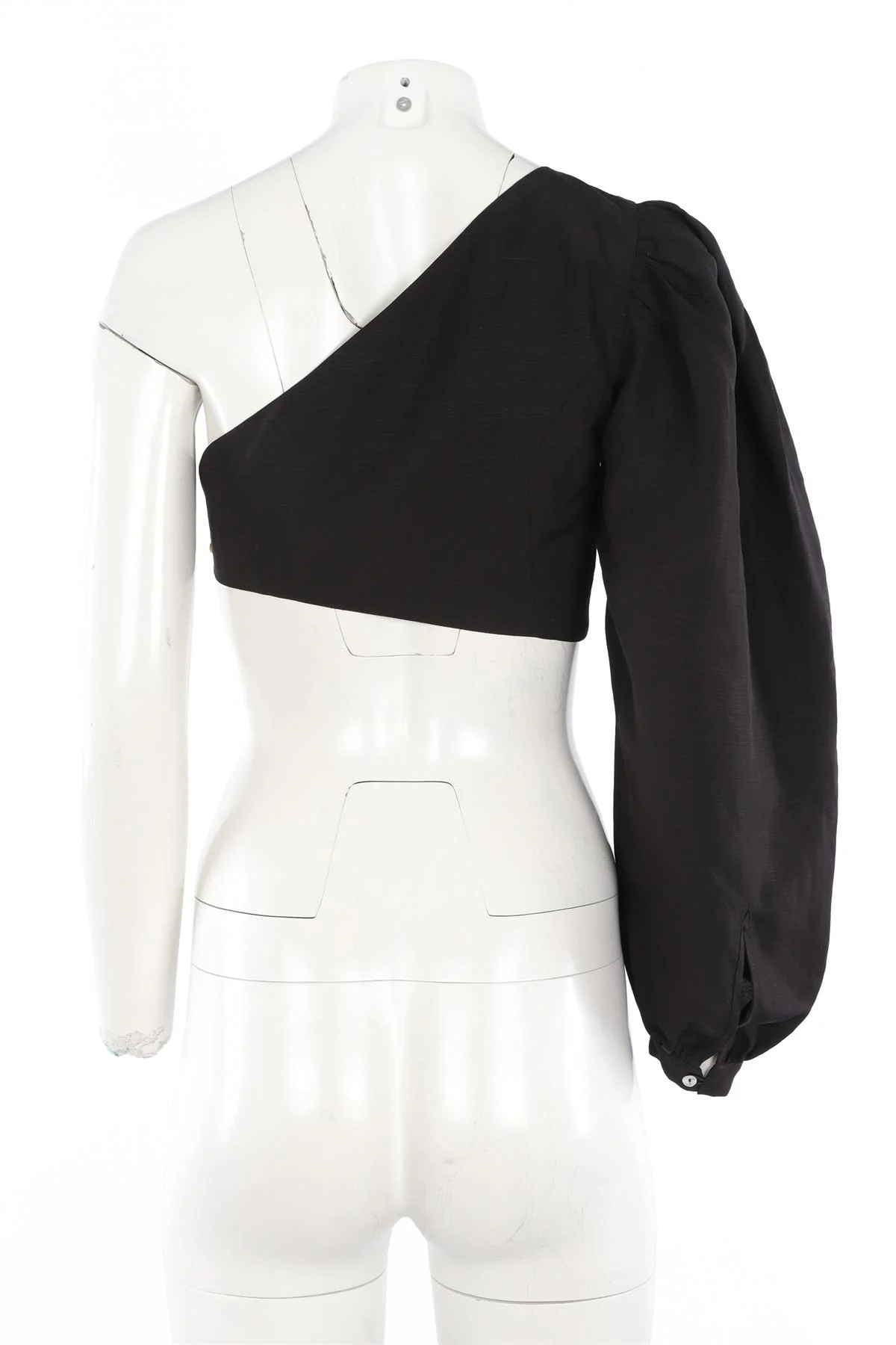 MÀGALA BLACK LINEN TOP SMALL - Image 4