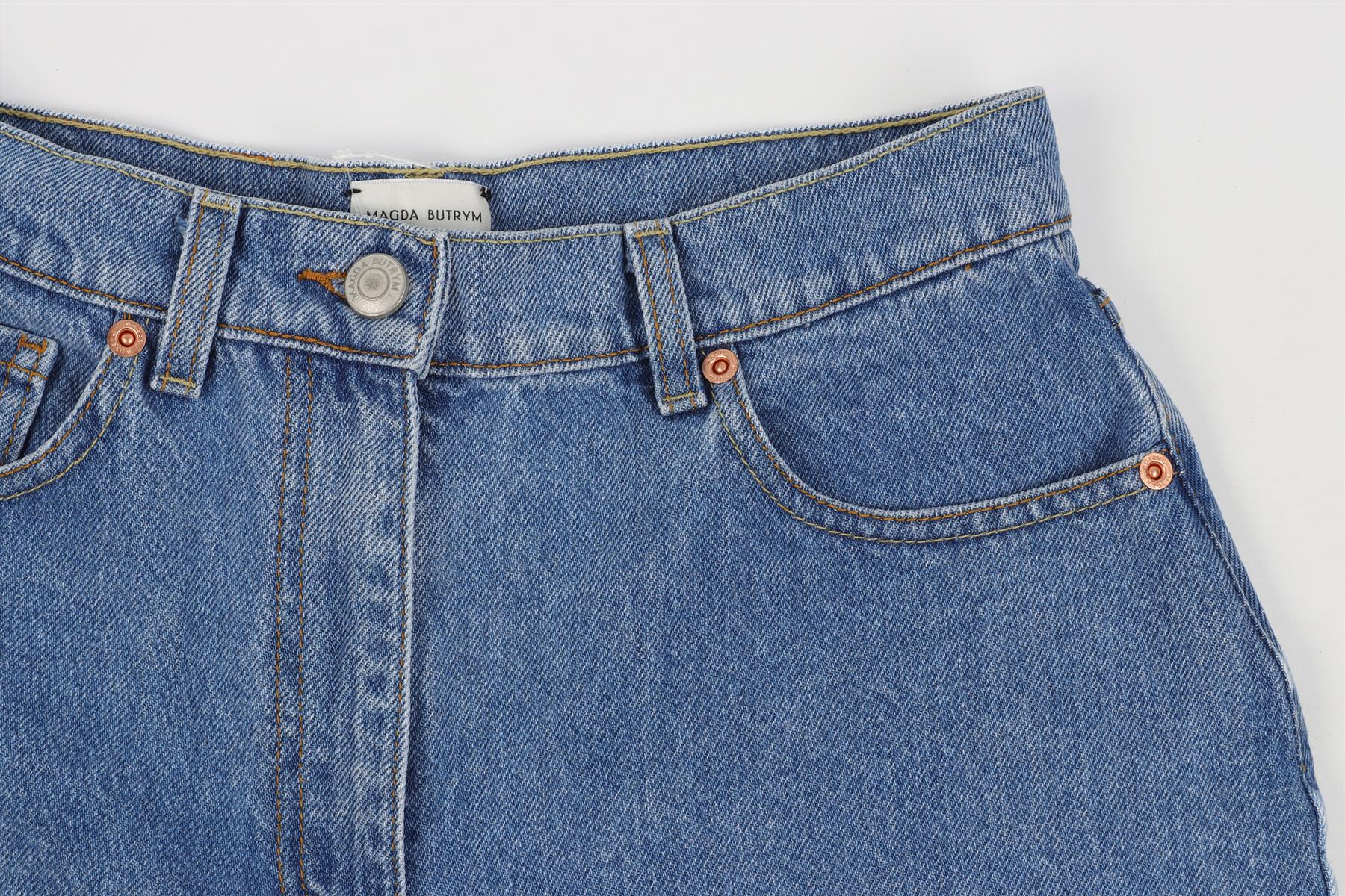 MAGDA BUTRYM BLUE DENIM SHORTS FR 38 UK 10 - Image 3