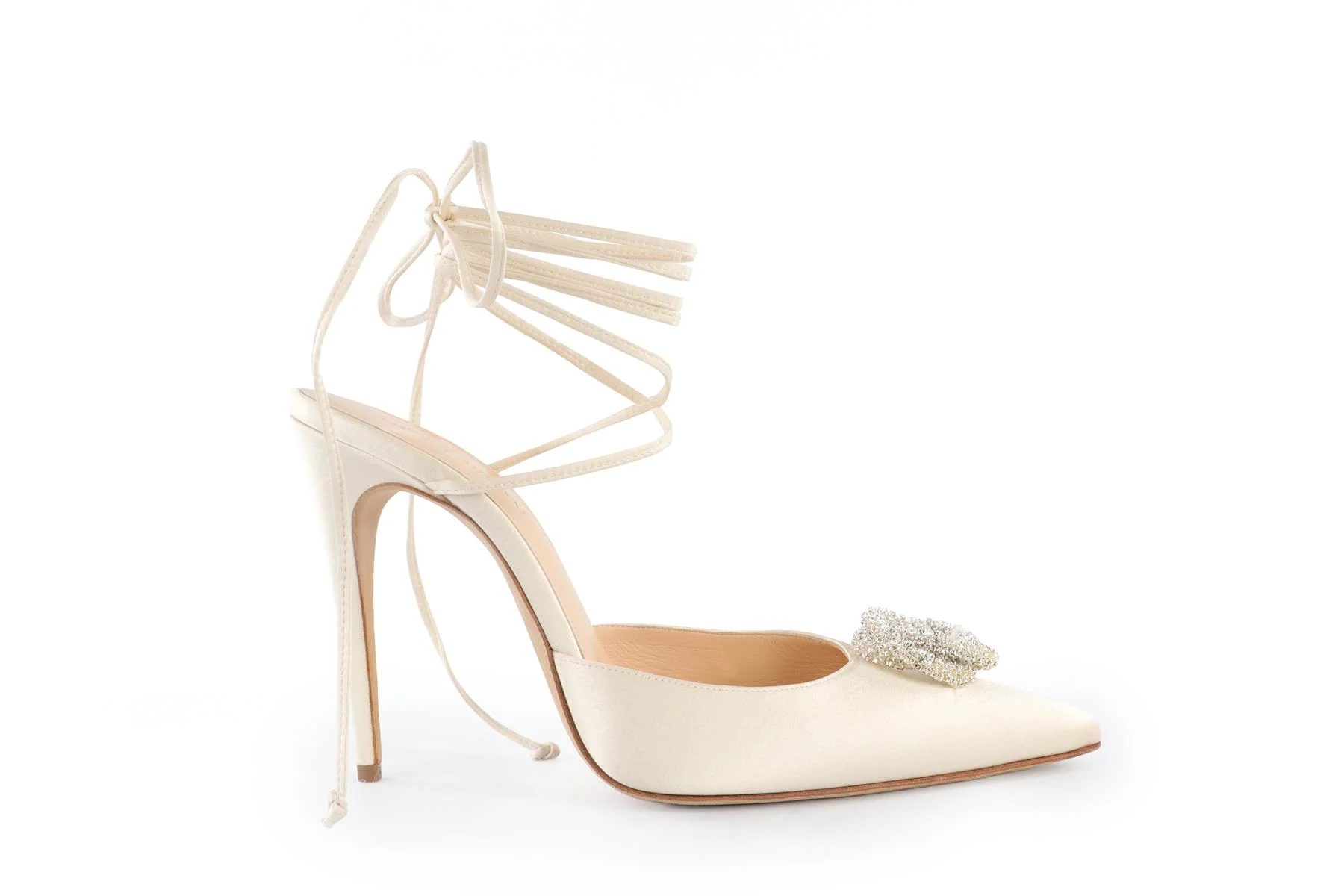 MAGDA BUTRYM CREAM SATIN PUMPS EU 39 UK 6 US 9 - Image 2