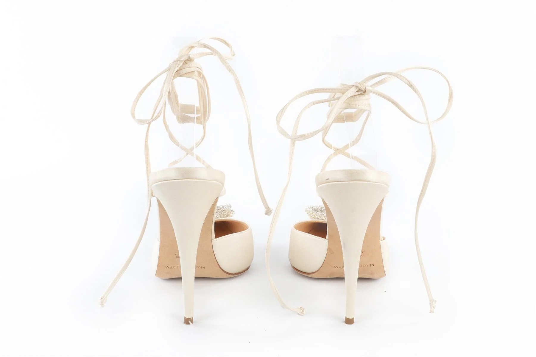 MAGDA BUTRYM CREAM SATIN PUMPS EU 39 UK 6 US 9 - Image 5