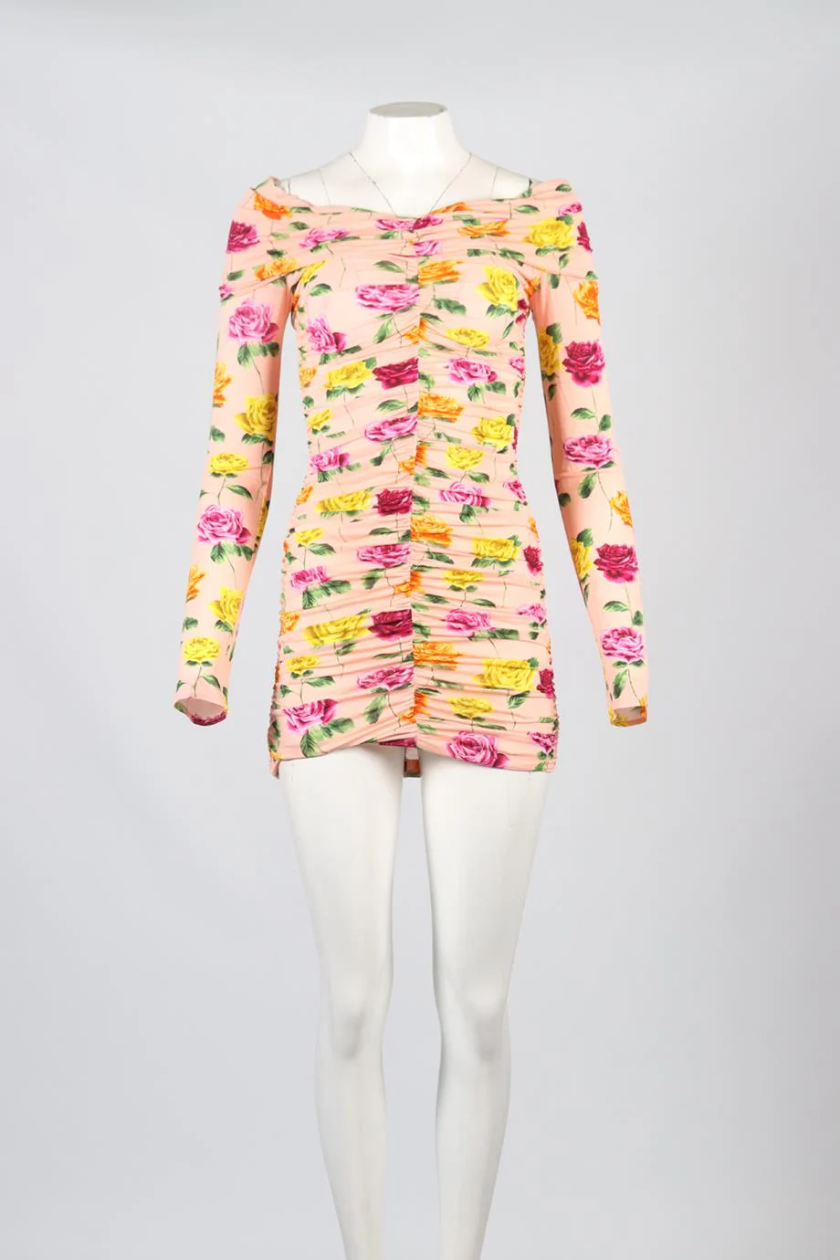 MAGDA BUTRYM FLORAL PRINT JERSEY MINI DRESS FR 36 UK 8 - Image 2
