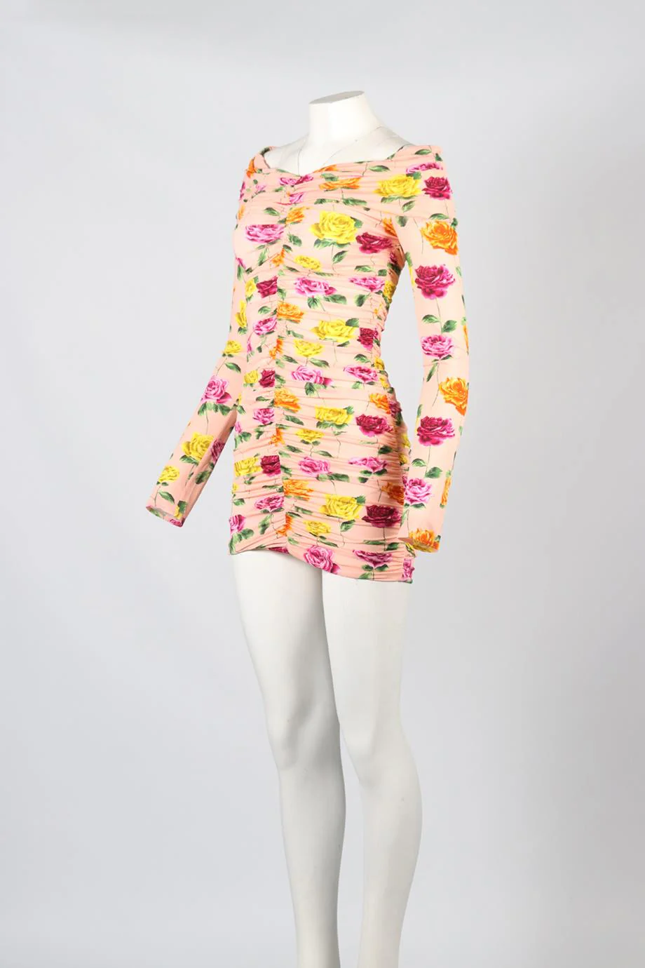 MAGDA BUTRYM FLORAL PRINT JERSEY MINI DRESS FR 36 UK 8 - Image 3