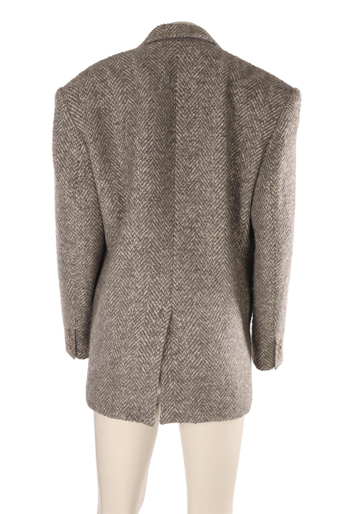 MAGDA BUTRYM GREY WOOL BLAZER FR 34 UK 6 - Image 4