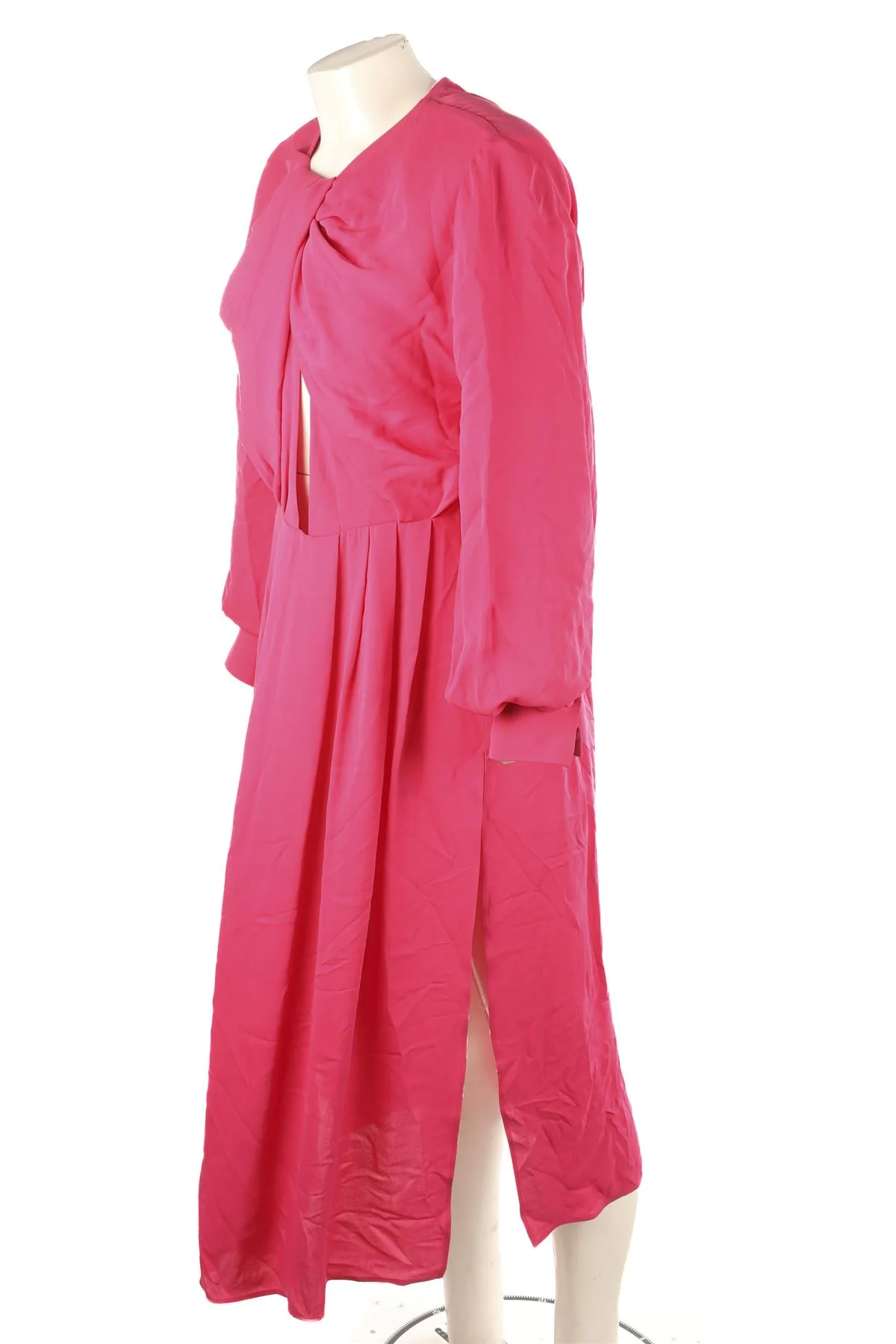 MAGDA BUTRYM PINK SILK MAXI DRESS FR 36 UK 8 - Image 3