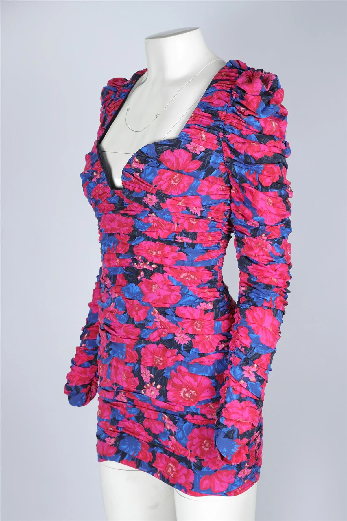MAGDA BUTRYM PINK SILK MINI DRESS FR 36 UK 8 - Image 3