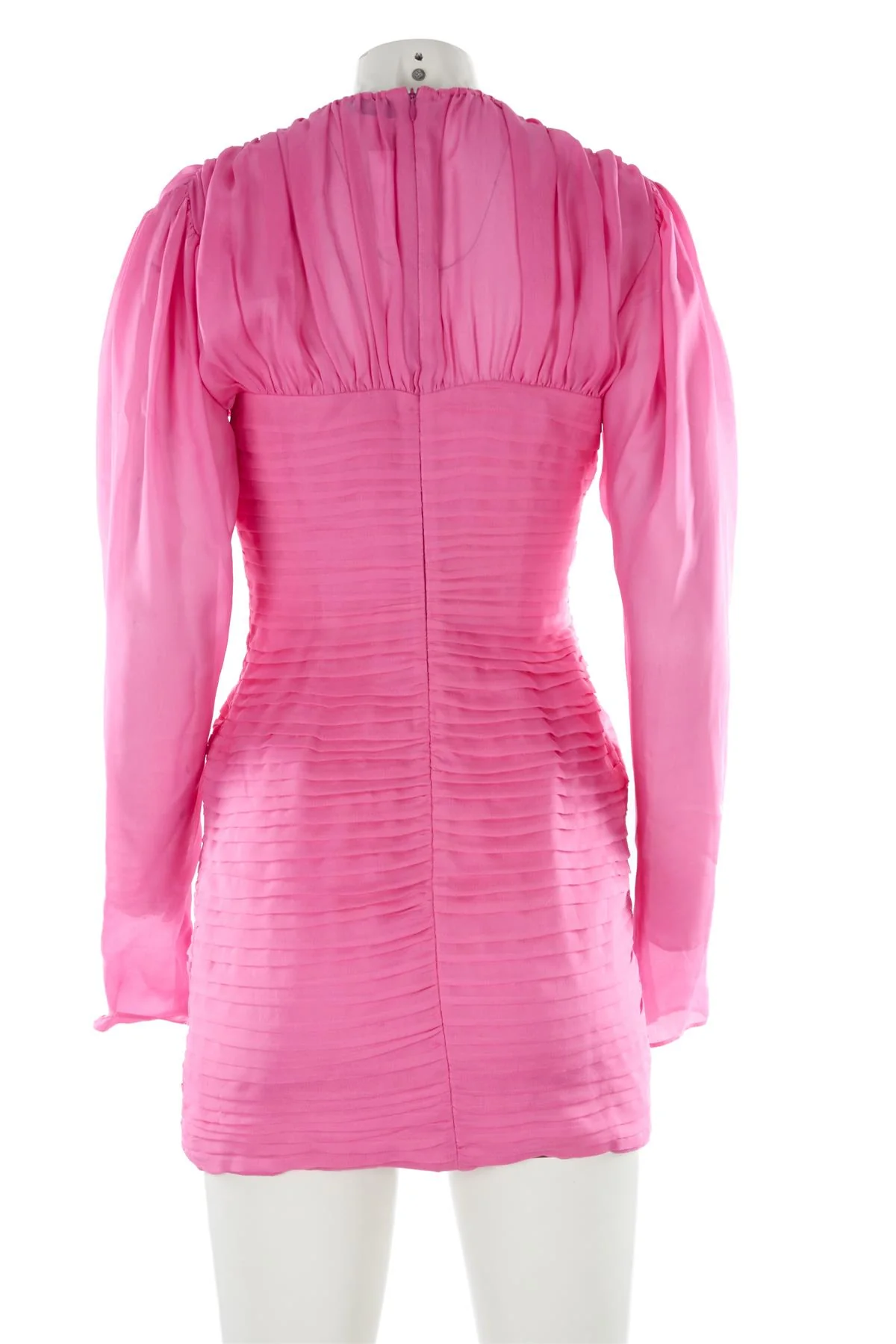 MAGDA BUTRYM PINK SILK MINI DRESS FR 36 UK 8 - Image 4