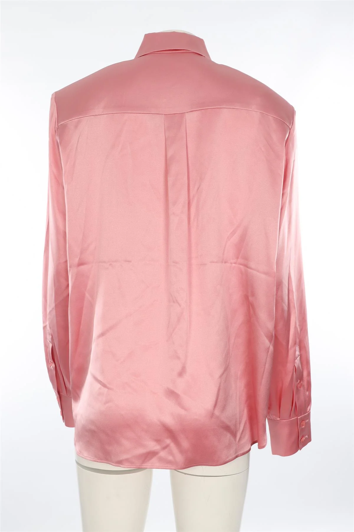 MAGDA BUTRYM PINK SILK SHIRT FR 36 - Image 4